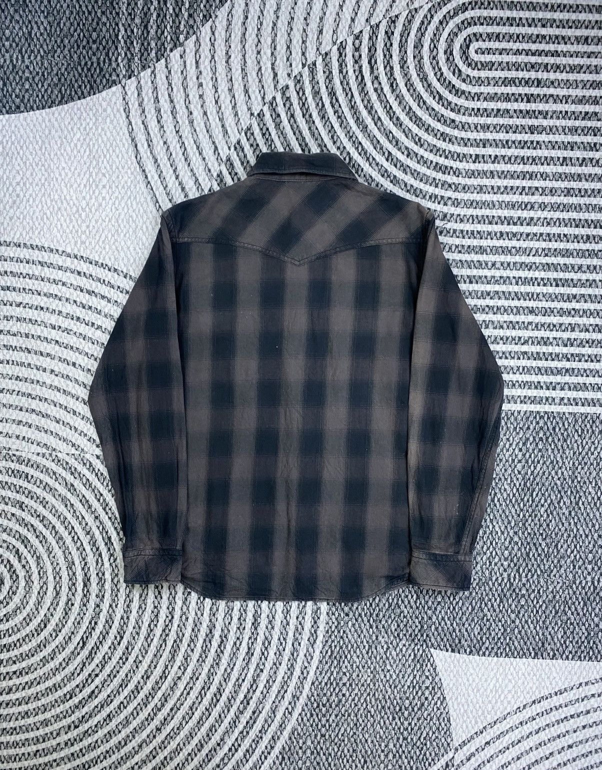 Japanese Brand Vintage Crazy Devil Checked Button Up Punk Style Nice Design Size US M / EU 48-50 / 2 - 2 Thumbnail