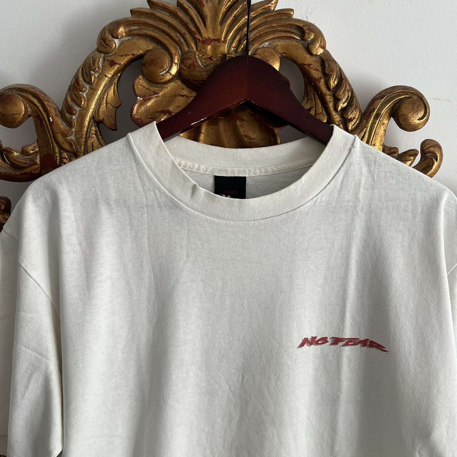 No Fear NO FEAR Single Stitch Vintage Graphic Tee Shirt 90s Size US L / EU 52-54 / 3 - 4 Thumbnail