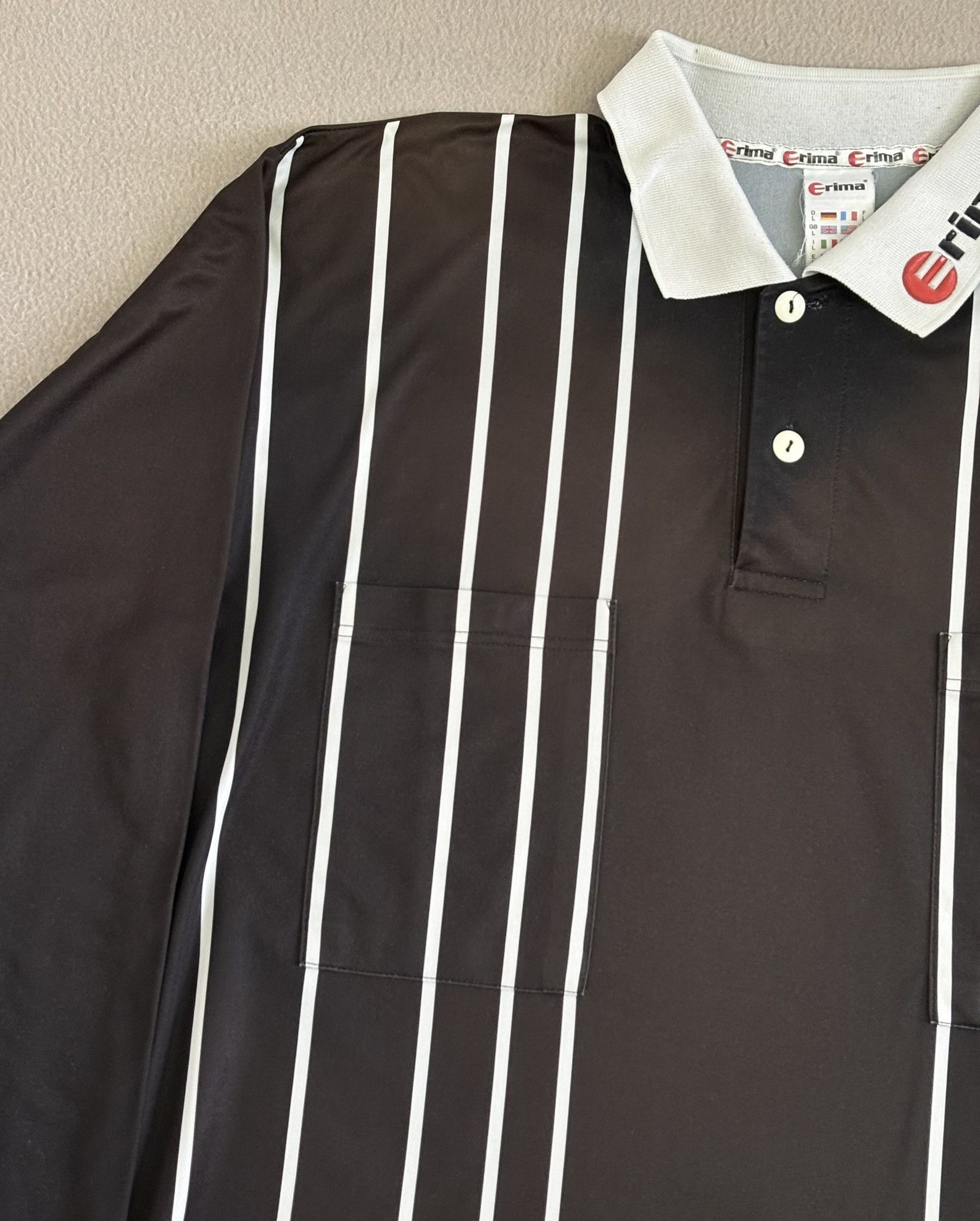Erima Erima Referee T-shirt vintage 90s large Size US L / EU 52-54 / 3 - 7 Thumbnail