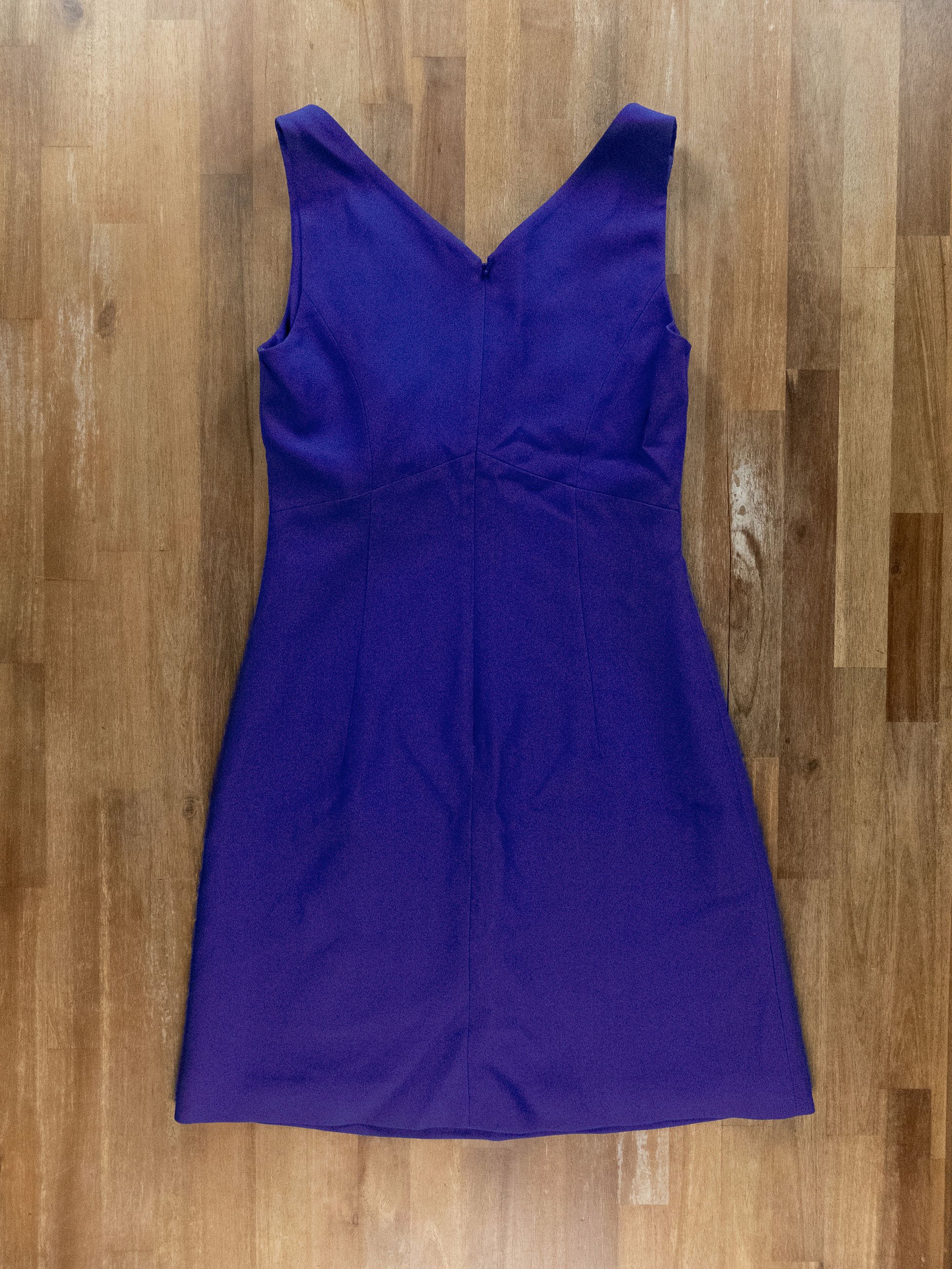 Moschino MOSCHINO Couture purple plunging neckline mini dress 40 Size M / US 6-8 / IT 42-44 - 7 Thumbnail