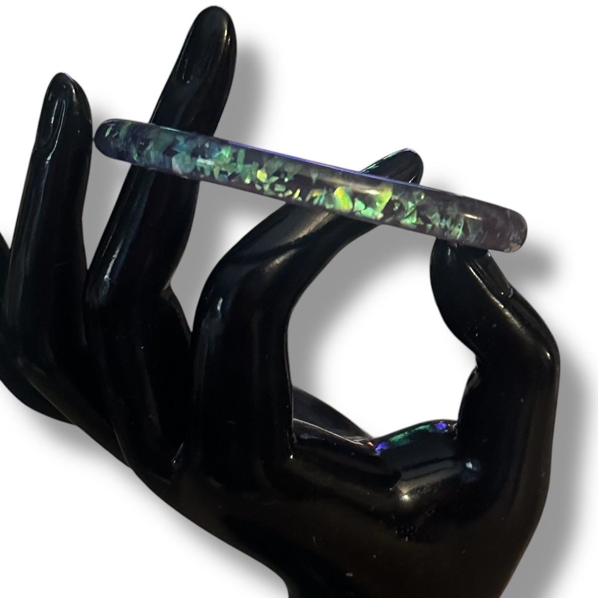 Other Abalone acrylic bangle bracelet Size ONE SIZE - 2 Thumbnail