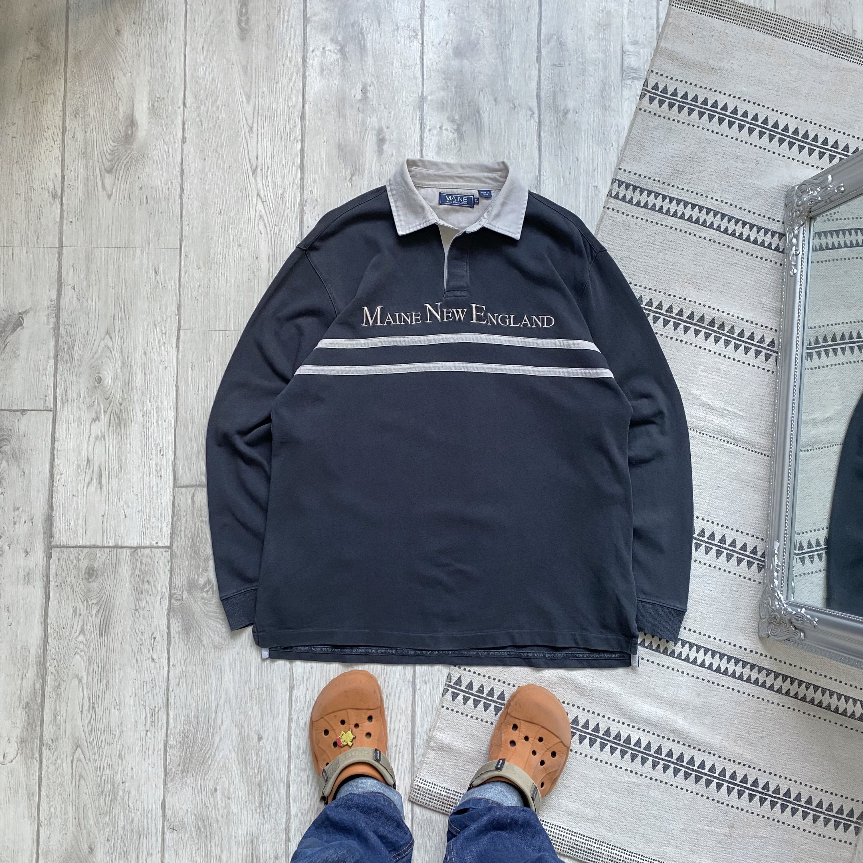 Polo Ralph Lauren Vintage 90s England Rugby shirt longsleeve Ralph Lauren vibe Size US L / EU 52-54 / 3 - 1 Thumbnail