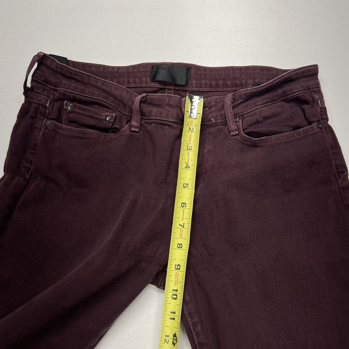 Vince Vince Jeans Burgundy Skinny Stretch Maroon Casual Denim Size 31" - 21 Thumbnail