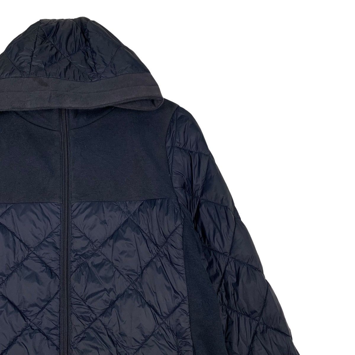 Japanese Brand N+ Quilted Hoodie Jacket #0423-C19 Size US L / EU 52-54 / 3 - 5 Thumbnail