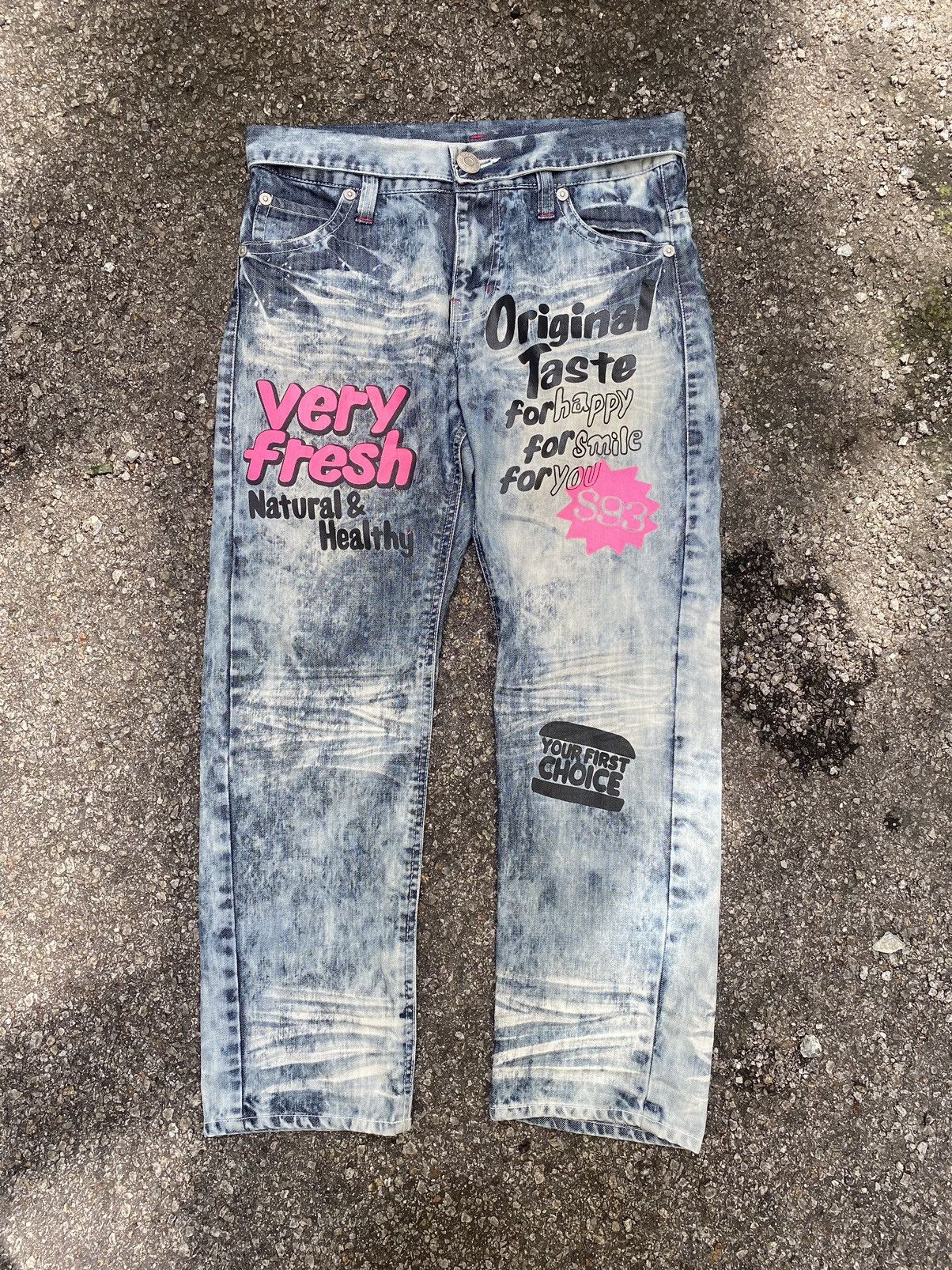 Hysteric Glamour Blue Moon Blue Jeans Nice Design Size US 28 / EU 44 - 2 Thumbnail