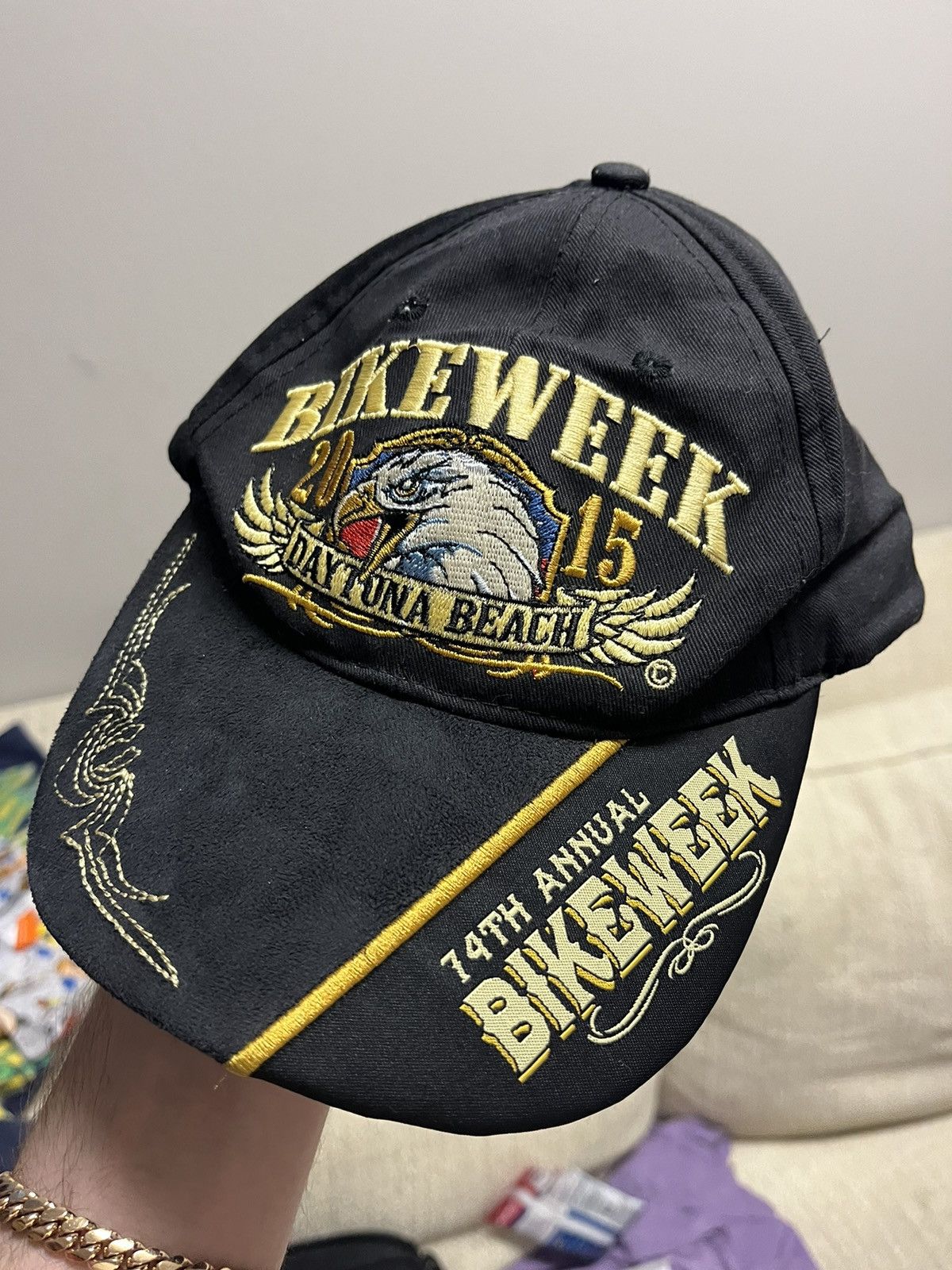 Harley Davidson 2015 Daytona 74th Annual Bike Week Cap Size ONE SIZE - 3 Thumbnail