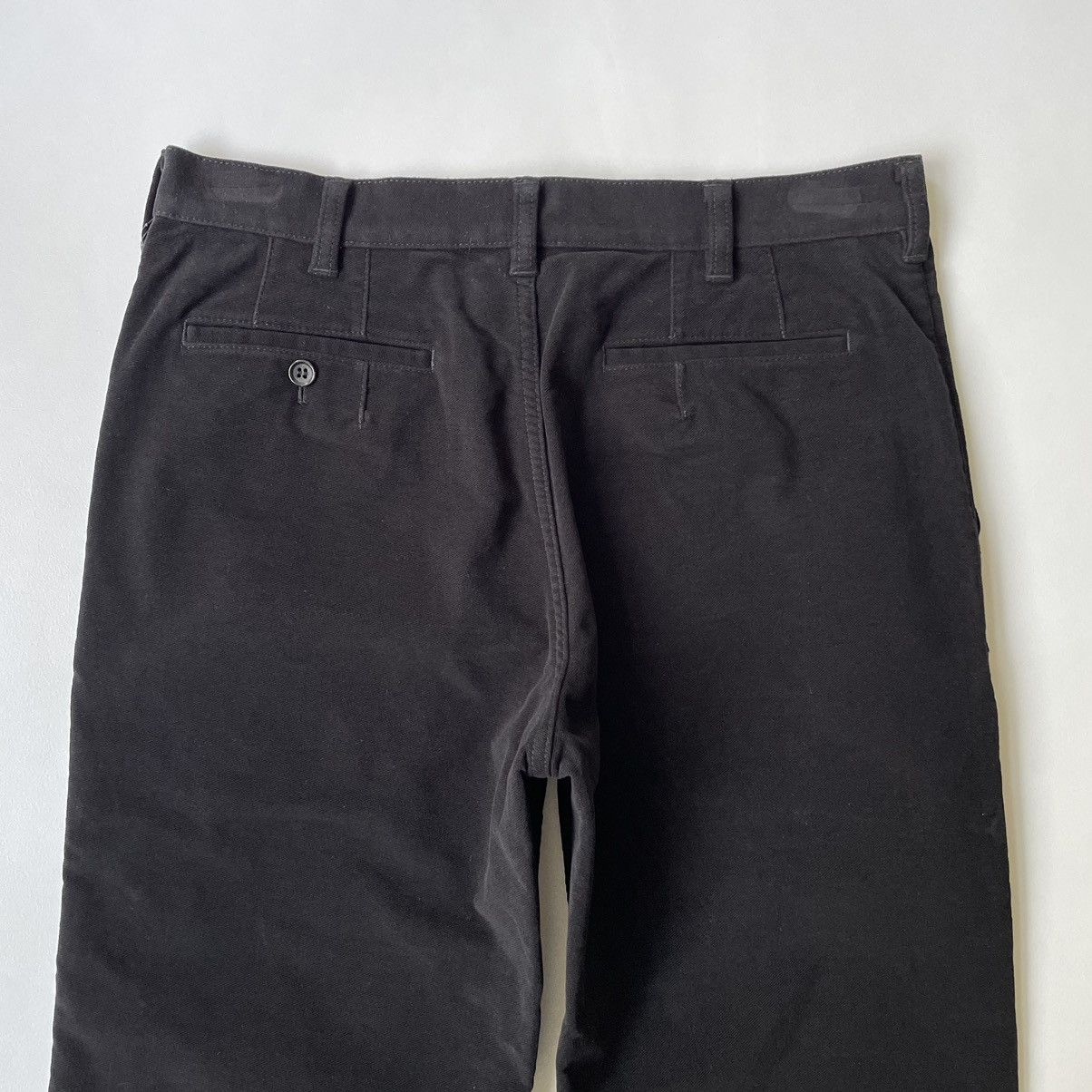 Comme des Garcons A/W 10 Black Moleskin Trousers Size US 32 / EU 48 - 12 Thumbnail