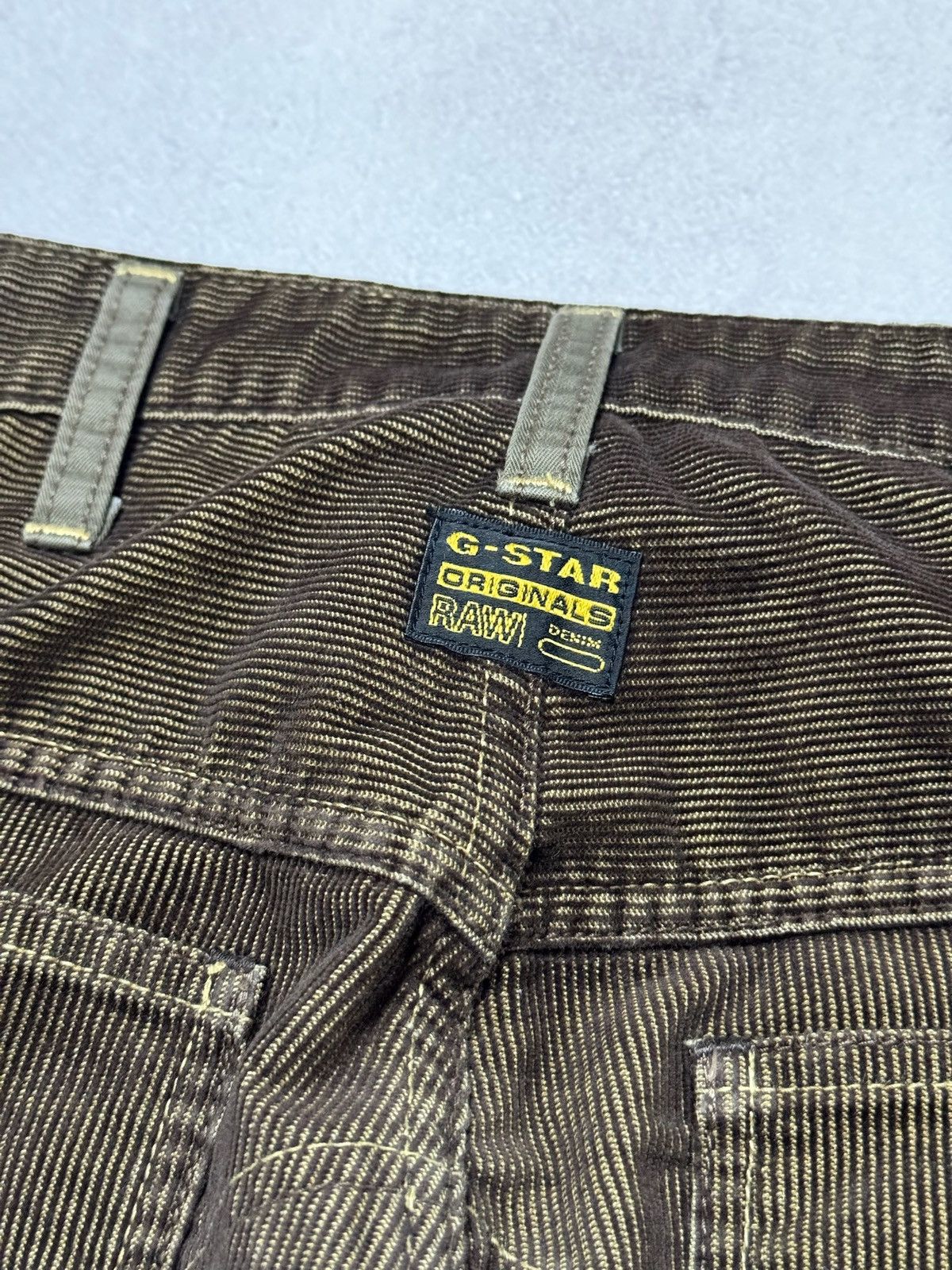 G-Star × If Six Was Nine × Japanese Brand Vintage G Star Raw Denim Pants Brown Baggy Y2K 90s Japanese Size US 30 / EU 46 - 3 Thumbnail