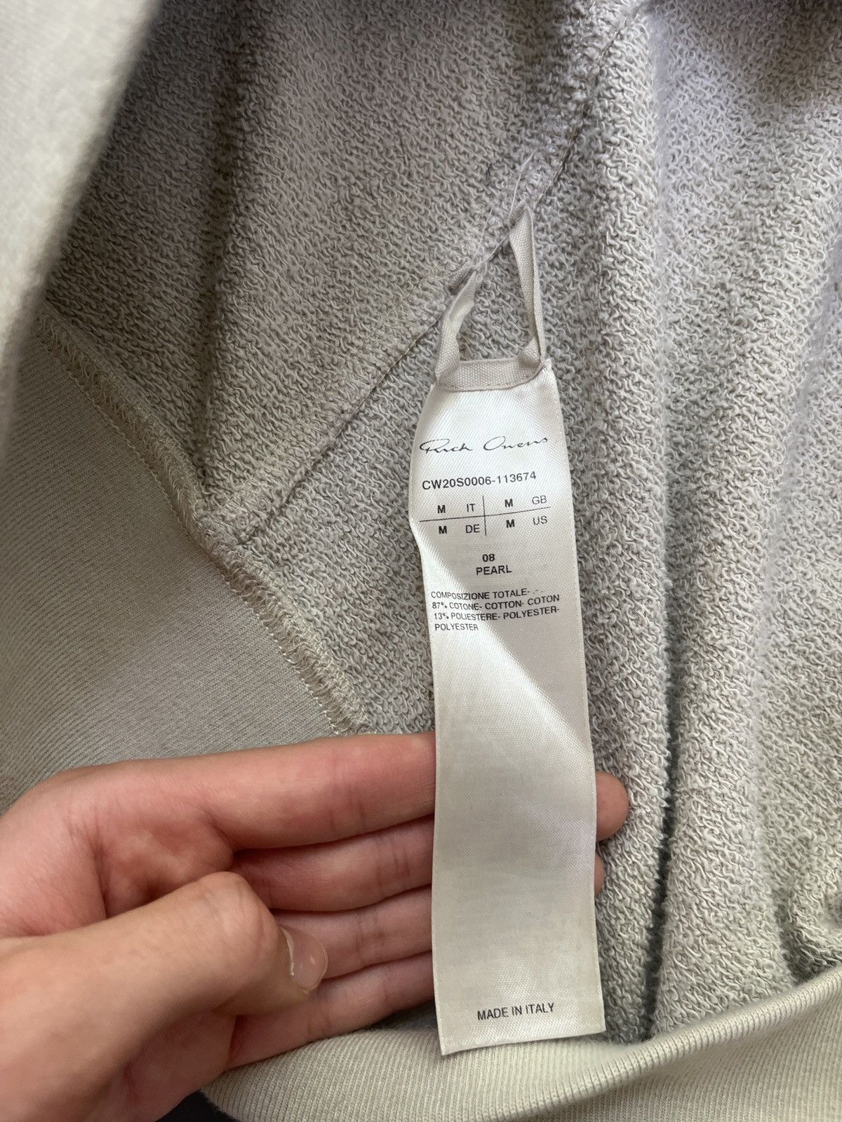 Rick Owens rick owens x champion Size US M / EU 48-50 / 2 - 5 Thumbnail