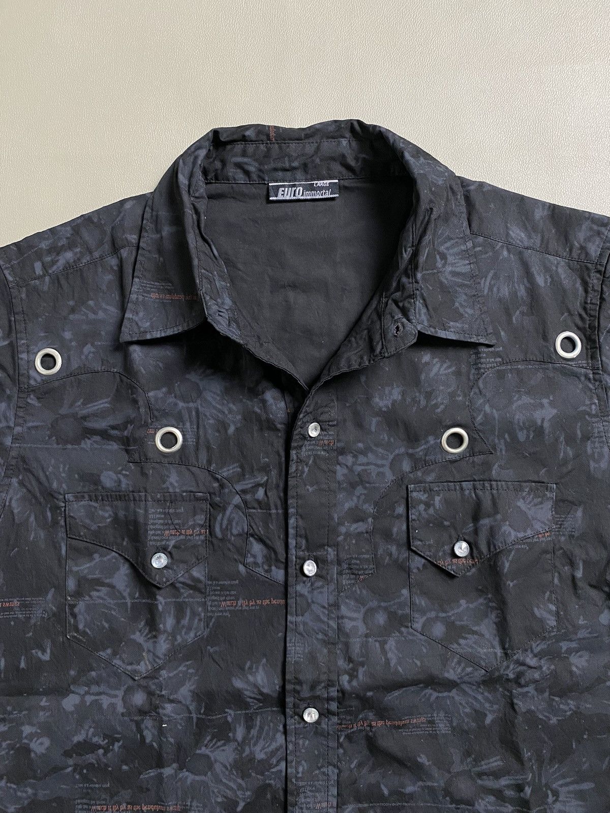 14th Addiction × KMRii × Yasuyuki Ishii Euro Immortal Western Poem Shirt Ifsixwasnine style Size US M / EU 48-50 / 2 - 3 Thumbnail