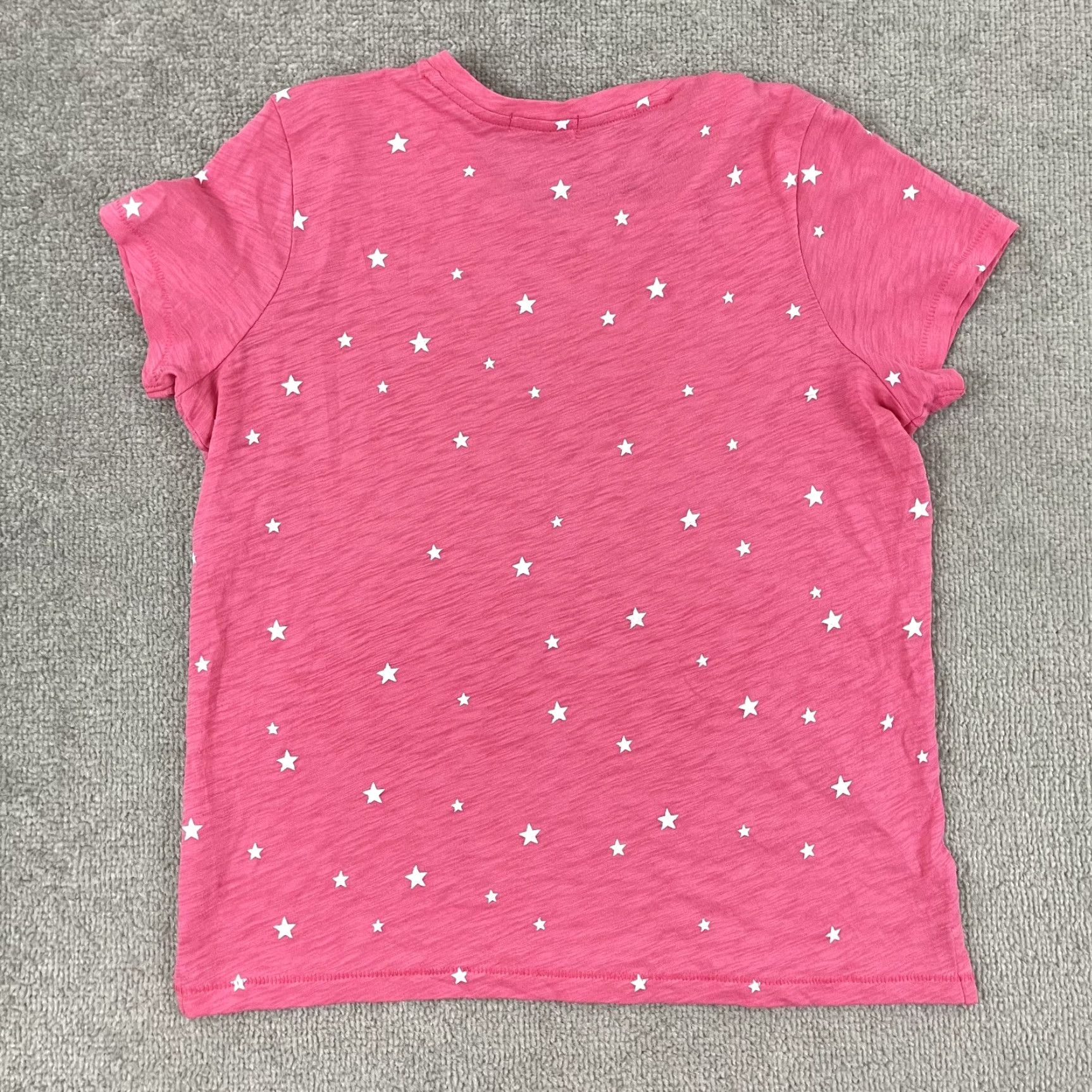 Vintage Vintage Goldie Lewinter Women's Short Sleeve Blouse Top Pink White Star Print Casual Shirt Small Size S / US 4 / IT 40 - 6 Thumbnail