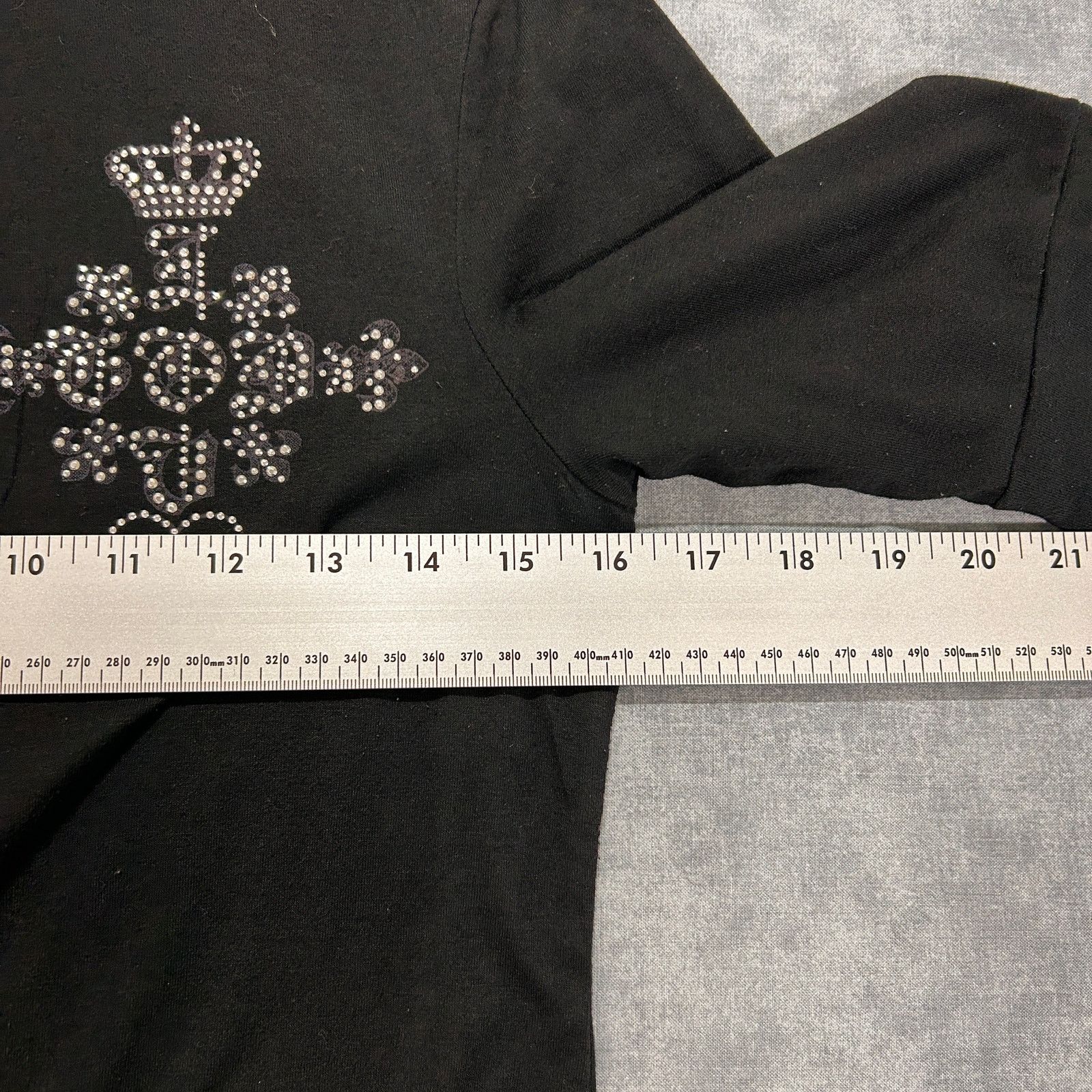 Vintage Y2K Lia Lee rhinestone crown full zip crop shacket wms XS Size S / US 4 / IT 40 - 5 Thumbnail