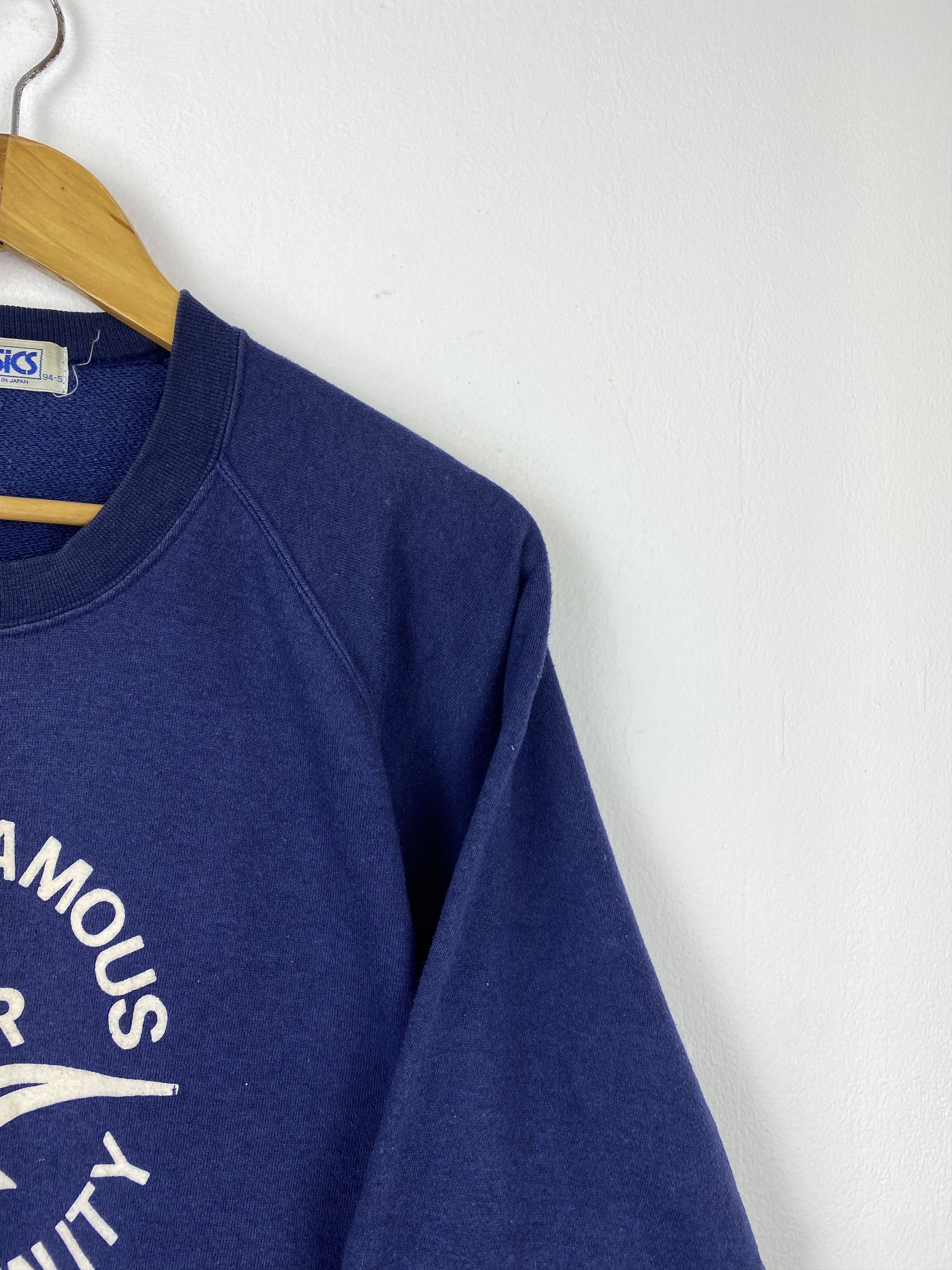 Asics Vintage Asics Central Logo Pullover Sweatshirt SH0526 Size US L / EU 52-54 / 3 - 2 Thumbnail