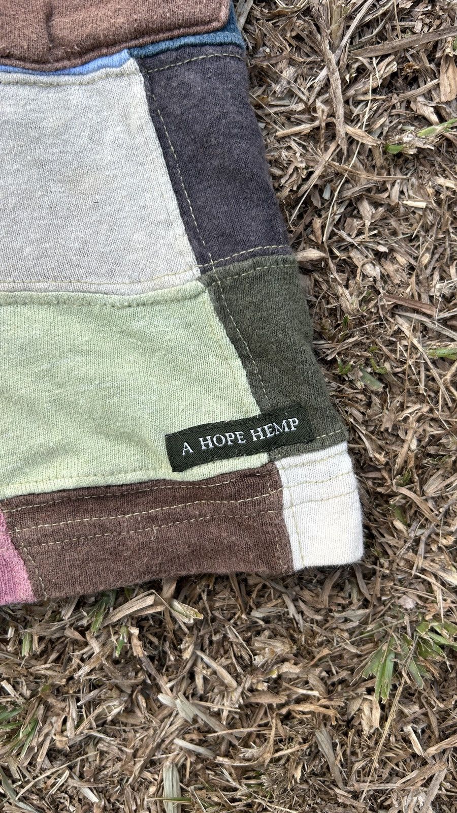 Japanese Brand A Hope Hemp Special Edition Patchwork Boro Shorts Size US 32 / EU 48 - 3 Thumbnail