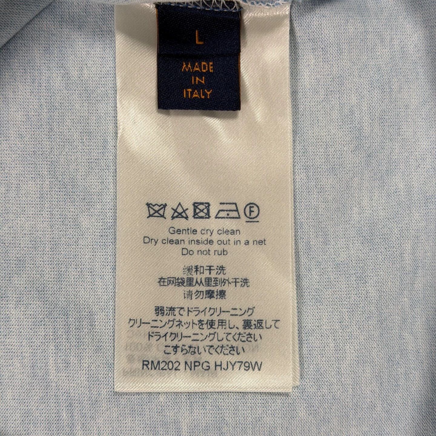 Louis Vuitton LV Blue Sky Cloud SS Tee L Size US L / EU 52-54 / 3 - 4 Thumbnail