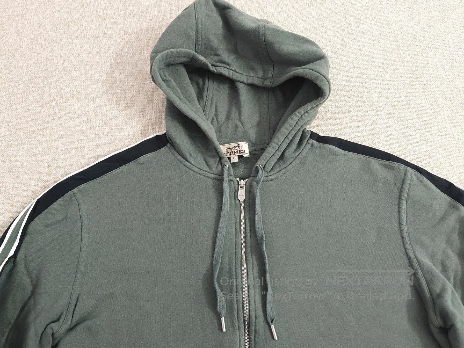 Hermes Hermes Men's Fleece Hoodie Jacket. Size US L / EU 52-54 / 3 - 2 Thumbnail