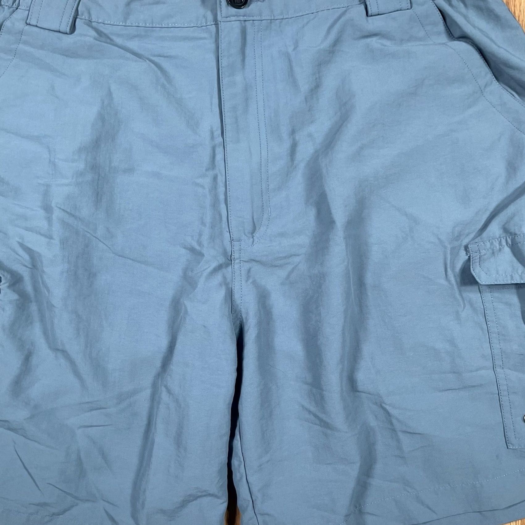 Vintage Reel Legends Shorts Mens XL Gray Performance Outfitters Cargo Fishing Khaki Size US 36 / EU 52 - 2 Thumbnail