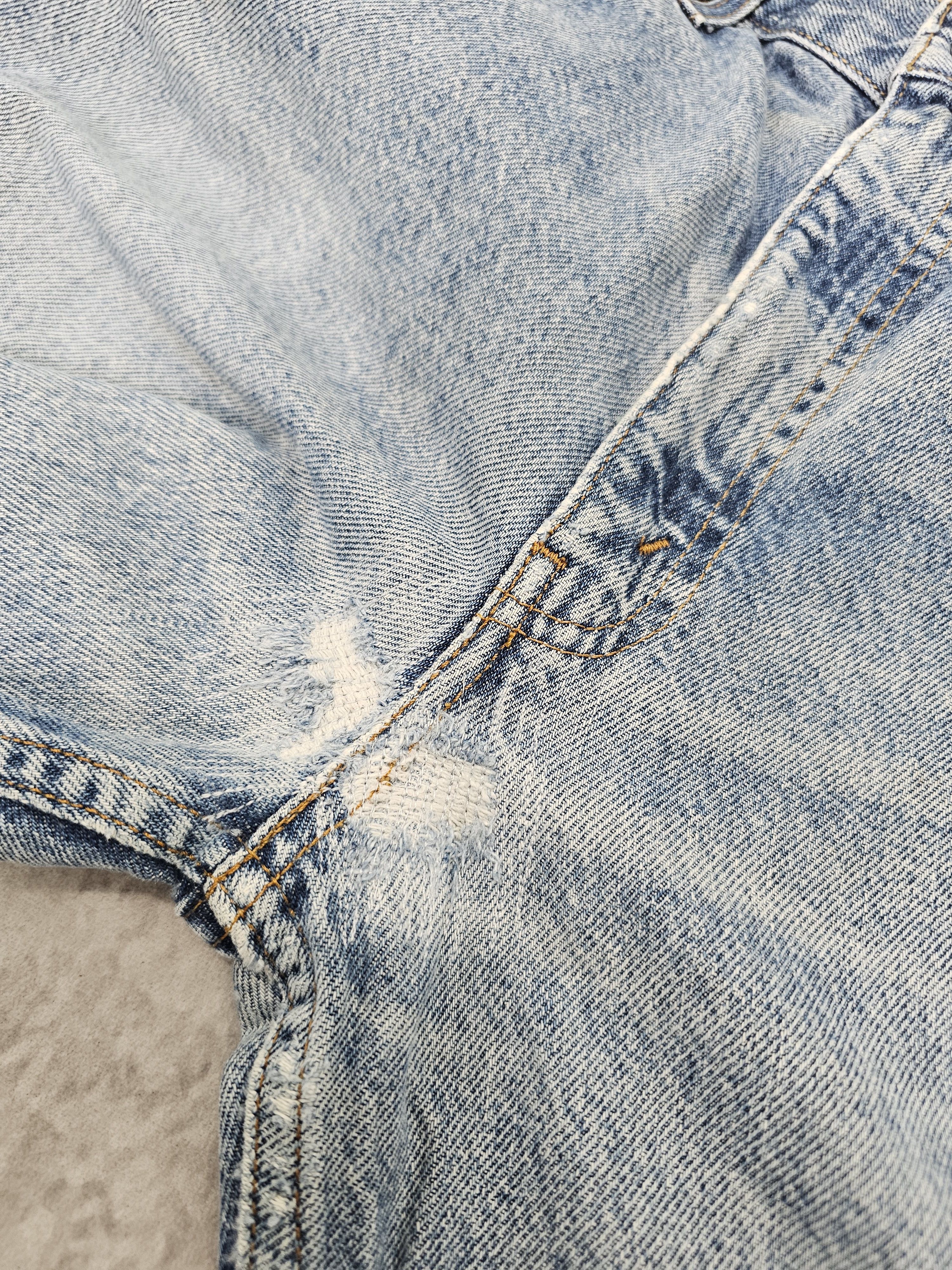 Levi's Vintage Clothing Vtg 90's LEVIS 517 Boot Cut Flare Made In USA Ripped L0534 Size US 34 / EU 50 - 12 Thumbnail