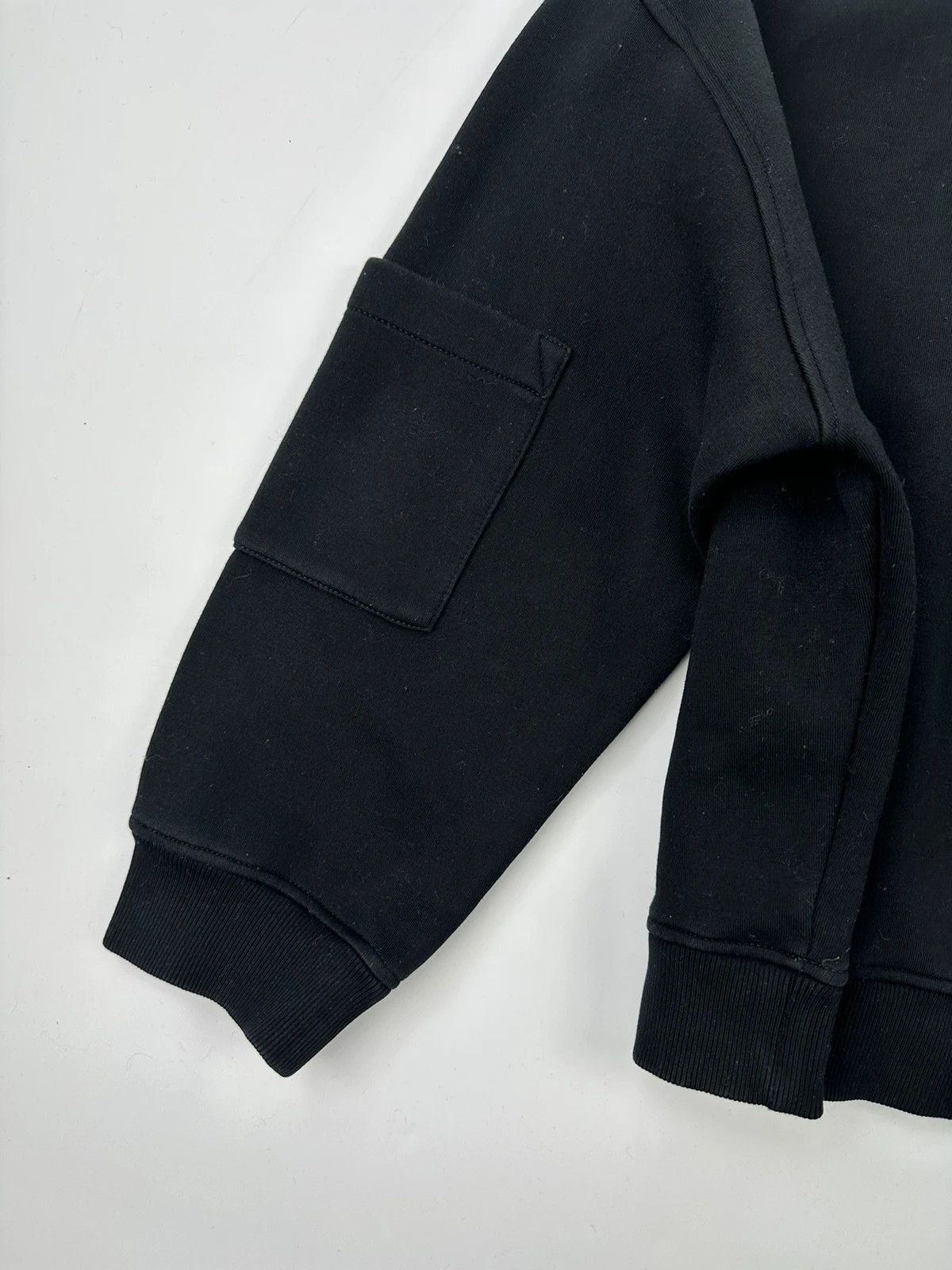 Prada Prada Milano SS2018 Crop Black Sweater Pockets Size M / US 6-8 / IT 42-44 - 5 Thumbnail
