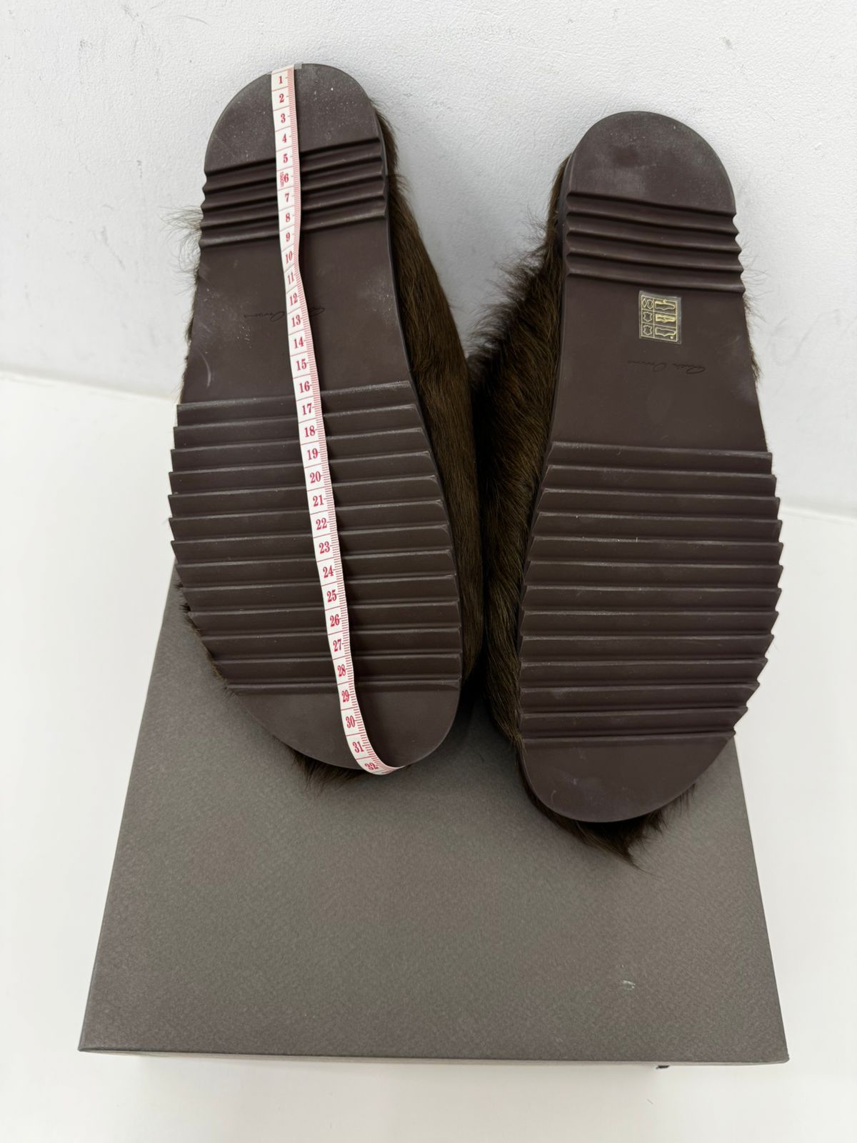 Rick Owens SLIDE GRANOLAS - BROWN Size US 12 / EU 45 - 4 Thumbnail