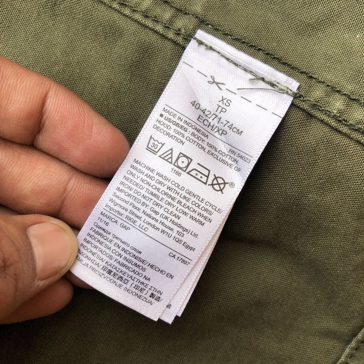 Gap M65 FIELD PARKA JACKET BY GAP Size US XS / EU 42 / 0 - 6 Thumbnail