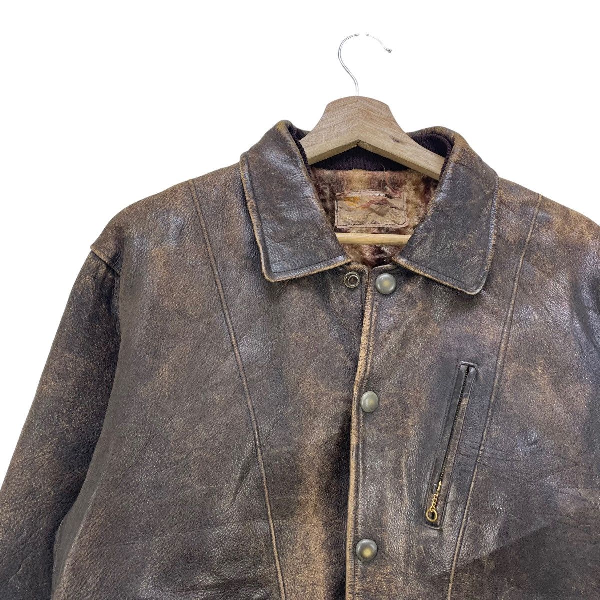 Japanese Brand Japanese Brand Cow Hide Leather Jacket Size US M / EU 48-50 / 2 - 3 Thumbnail