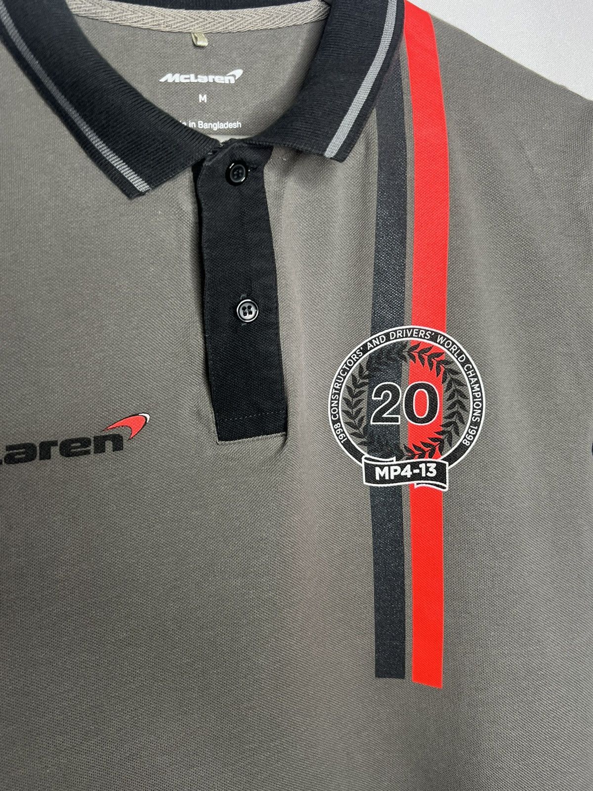 Formula 1 McLaren MP4-13 Racing Polo Shirt Short Sleeve #8 F1 Team Size US M / EU 48-50 / 2 - 7 Thumbnail