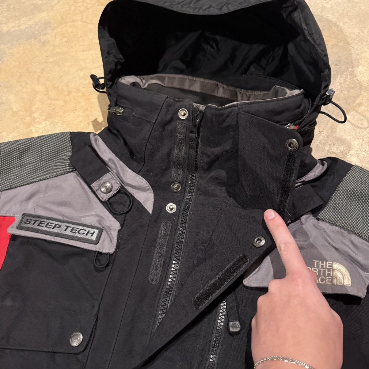 The North Face Vintage 2000s The North Face Steep Tech Tactical Jacket Y2K Size US XL / EU 56 / 4 - 10 Thumbnail
