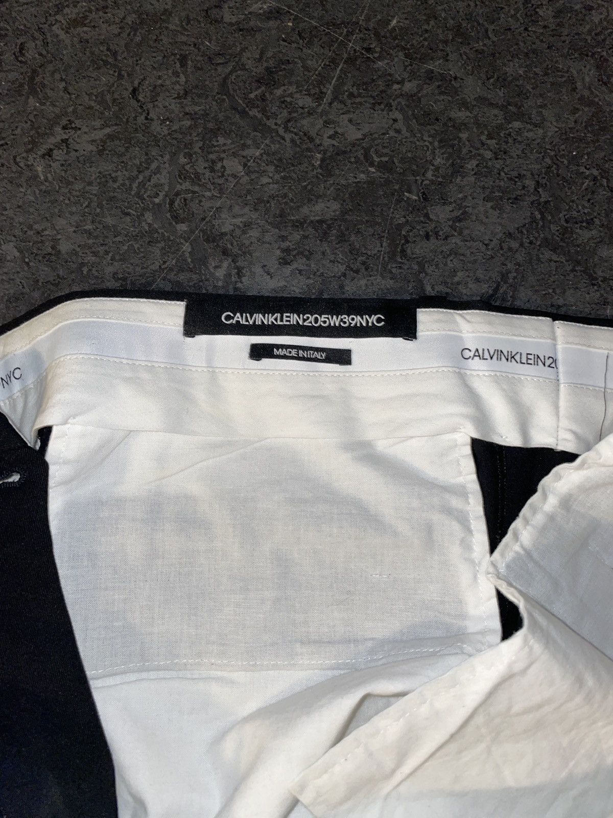 Calvin Klein 205W39NYC × Raf Simons (BNWT) CK205W39NYC Black Wool Pants (Sz 36) Size US 36 / EU 52 - 3 Thumbnail