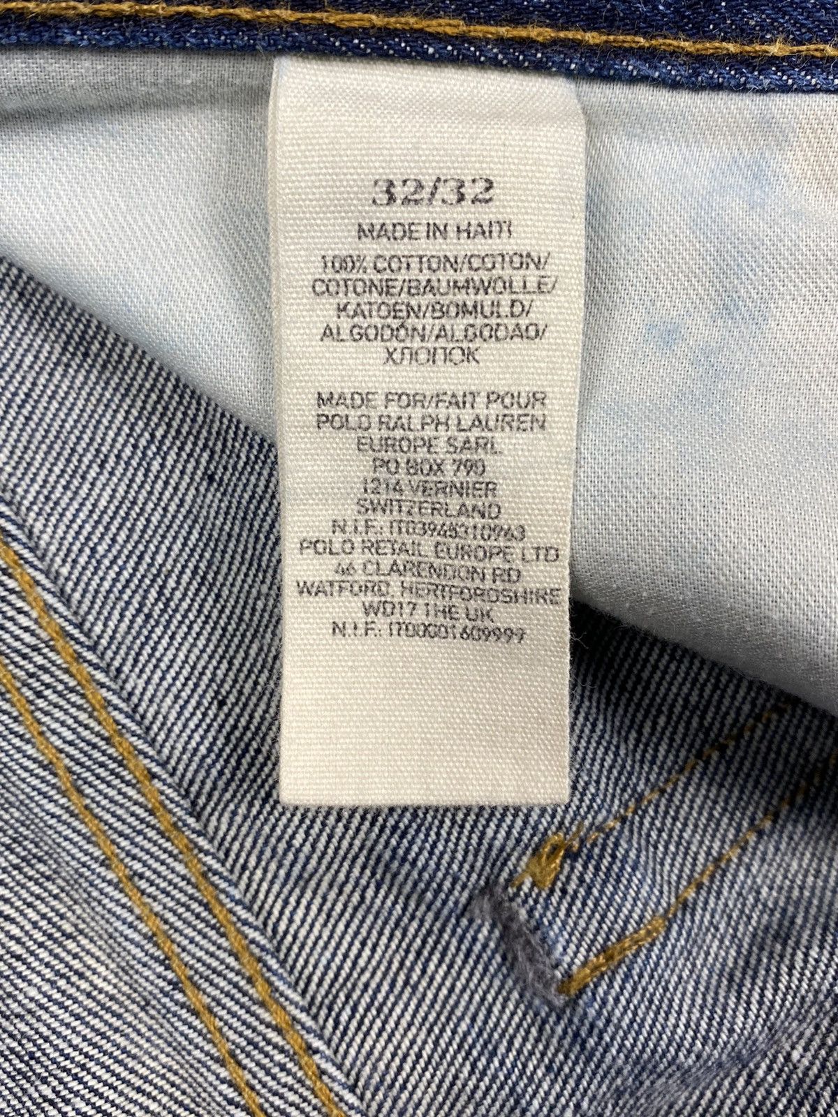 Polo Ralph Lauren Polo Ralph Lauren Denim Supply Dark Blue Jeans USA Flag Size US 32 / EU 48 - 14 Thumbnail