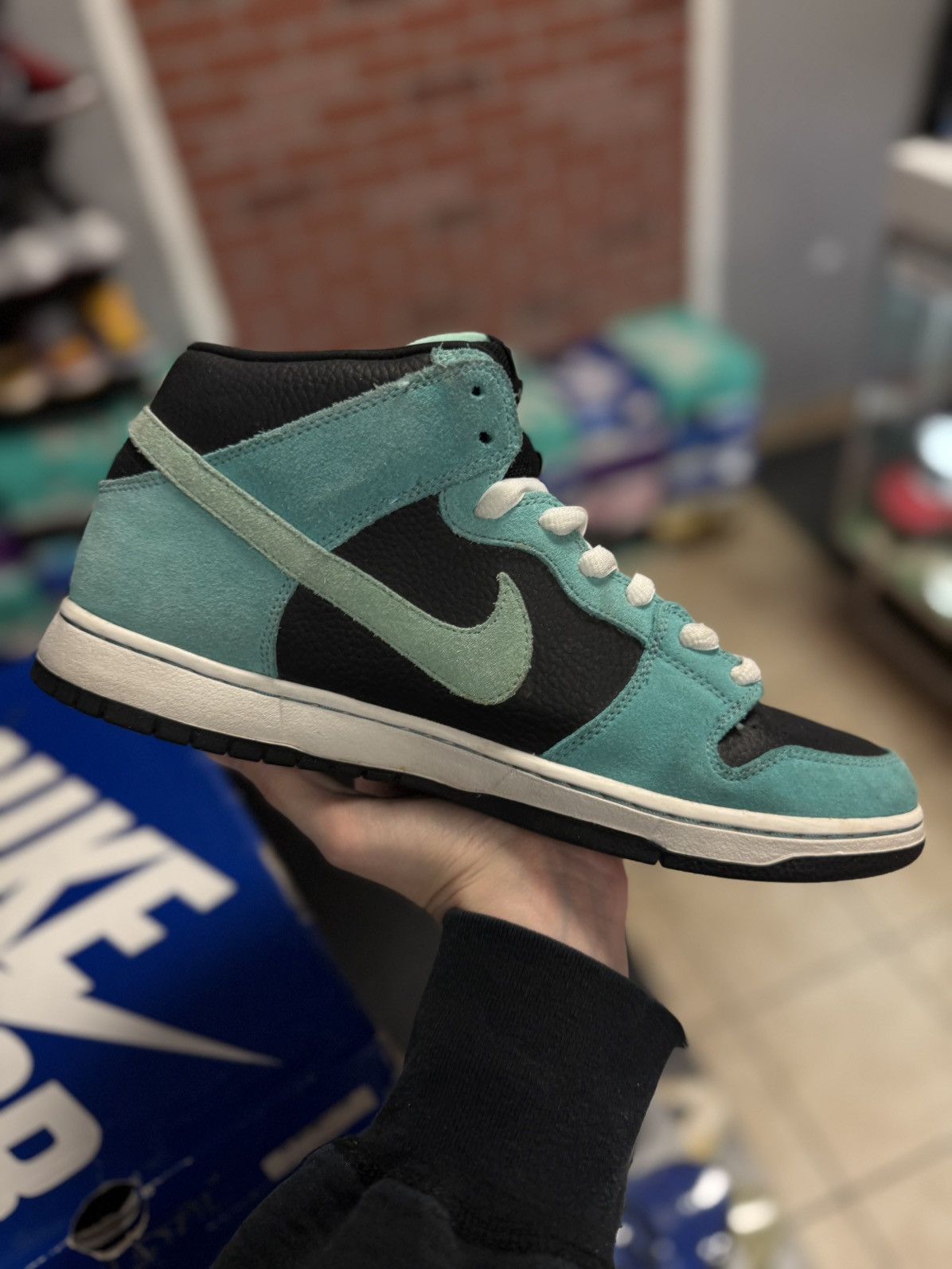 Nike Size 11 - Nike SB Dunk Mid Pro Sea Crystal 314383-033 Size US 11 / EU 44 - 8 Thumbnail