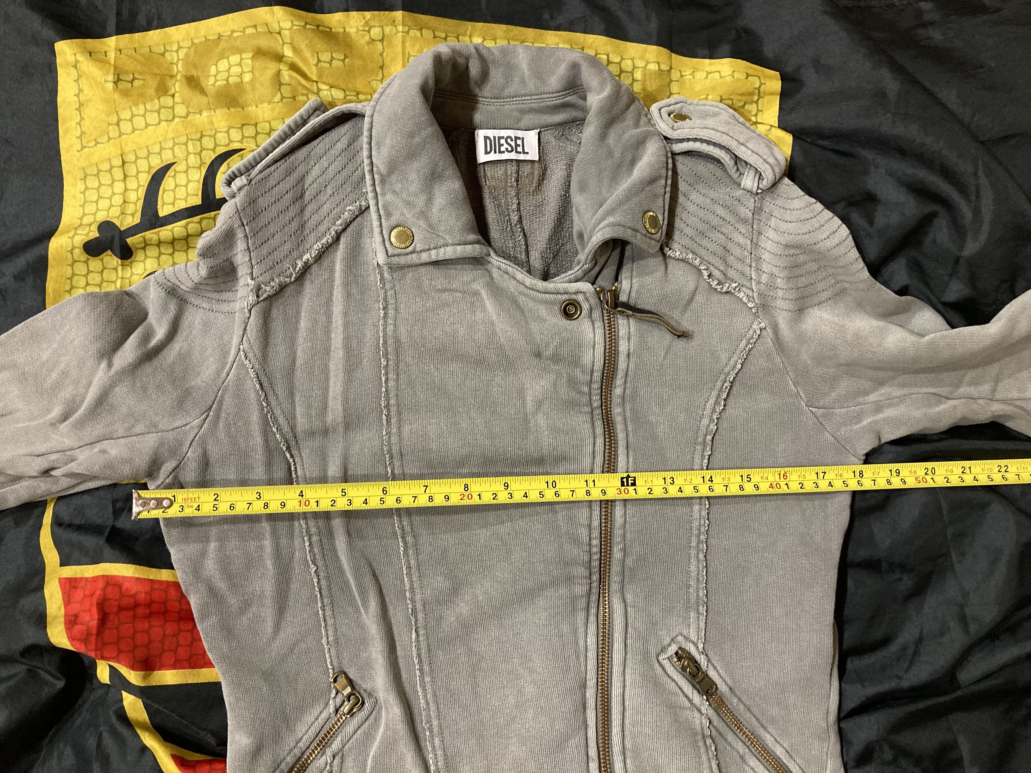 Diesel Rare Vintage Diesel Womens Utility jacket in Gray Size M / US 6-8 / IT 42-44 - 5 Thumbnail