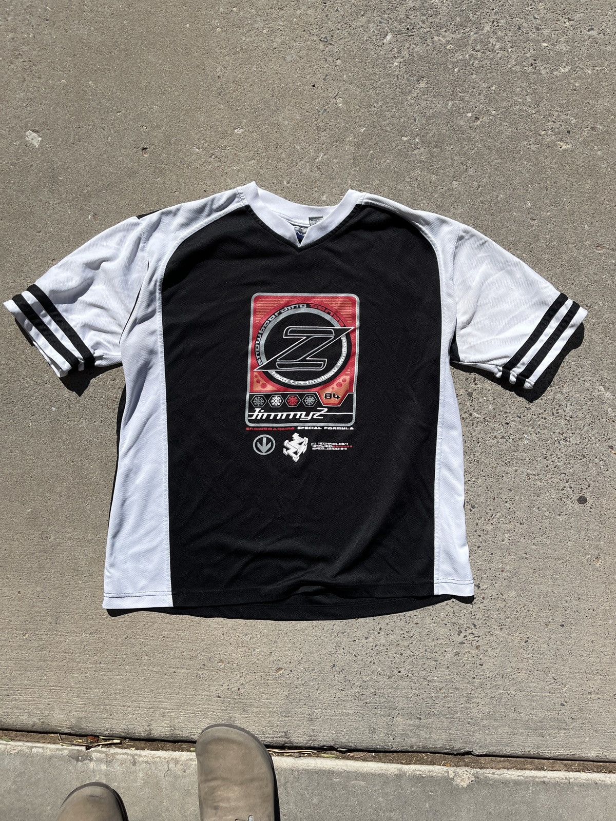 Other Vintage Jimmy Z Shirt Mens Medium Snowboarding Mesh 90s Y2K Size US L / EU 52-54 / 3 - 1 Thumbnail