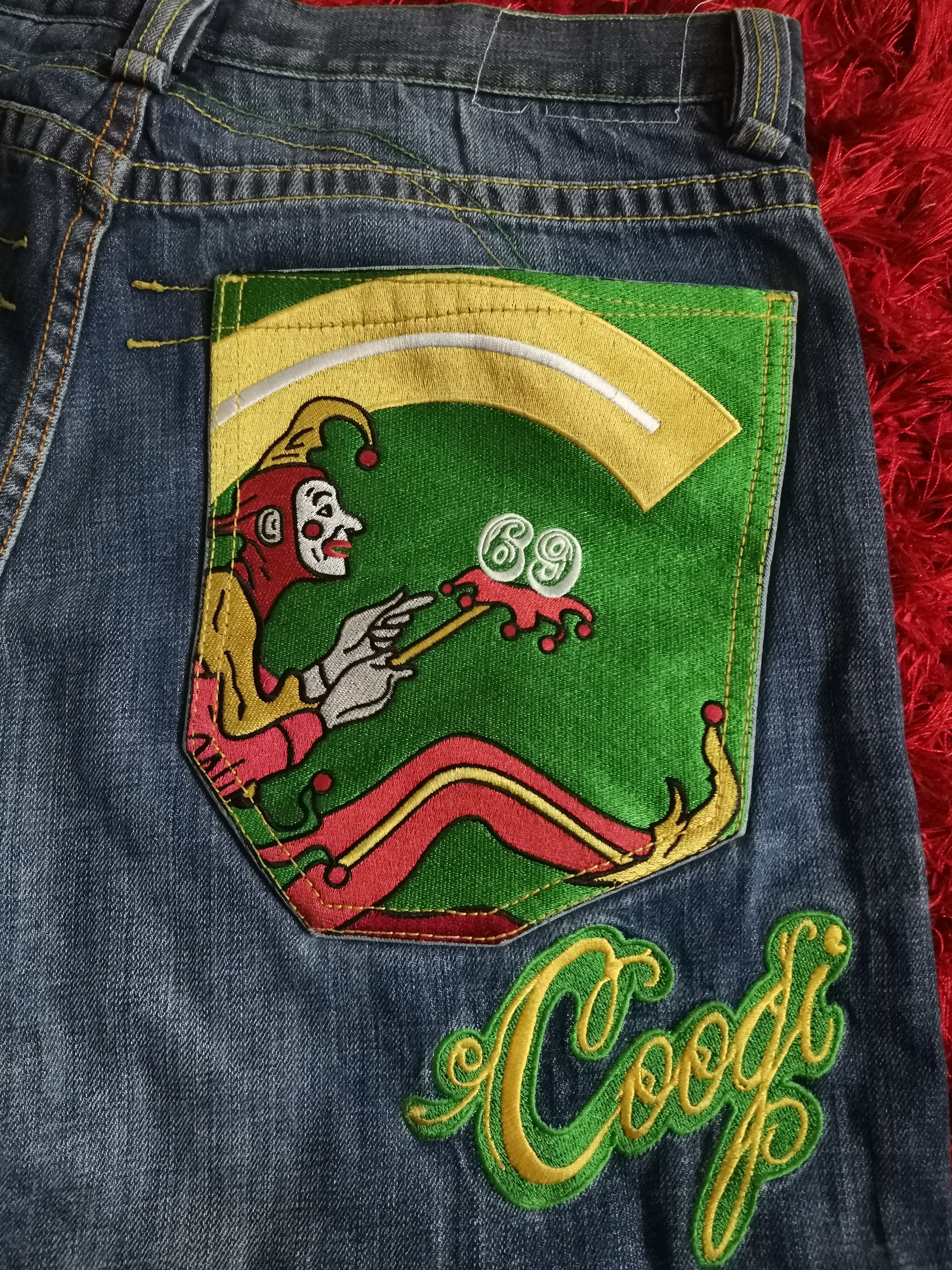 Coogi Coogi Y2k Coogi Jester Skater Cyber Grunge Baggy Jeans Size US 38 / EU 54 - 7 Thumbnail