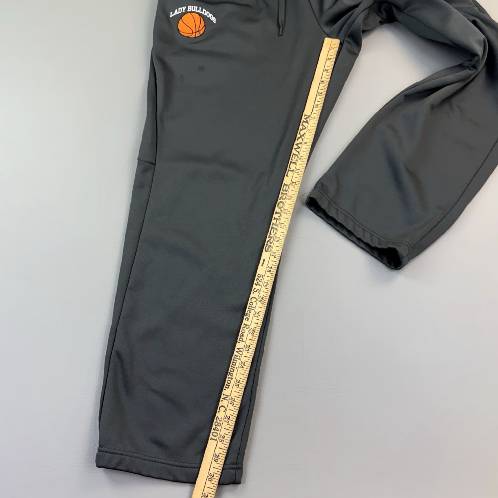 Nike Nike Pants Women's XL Gray Therma Fit Barton College Bulldogs Basketball Warm Up Size 40" / US 18 - 2 Thumbnail
