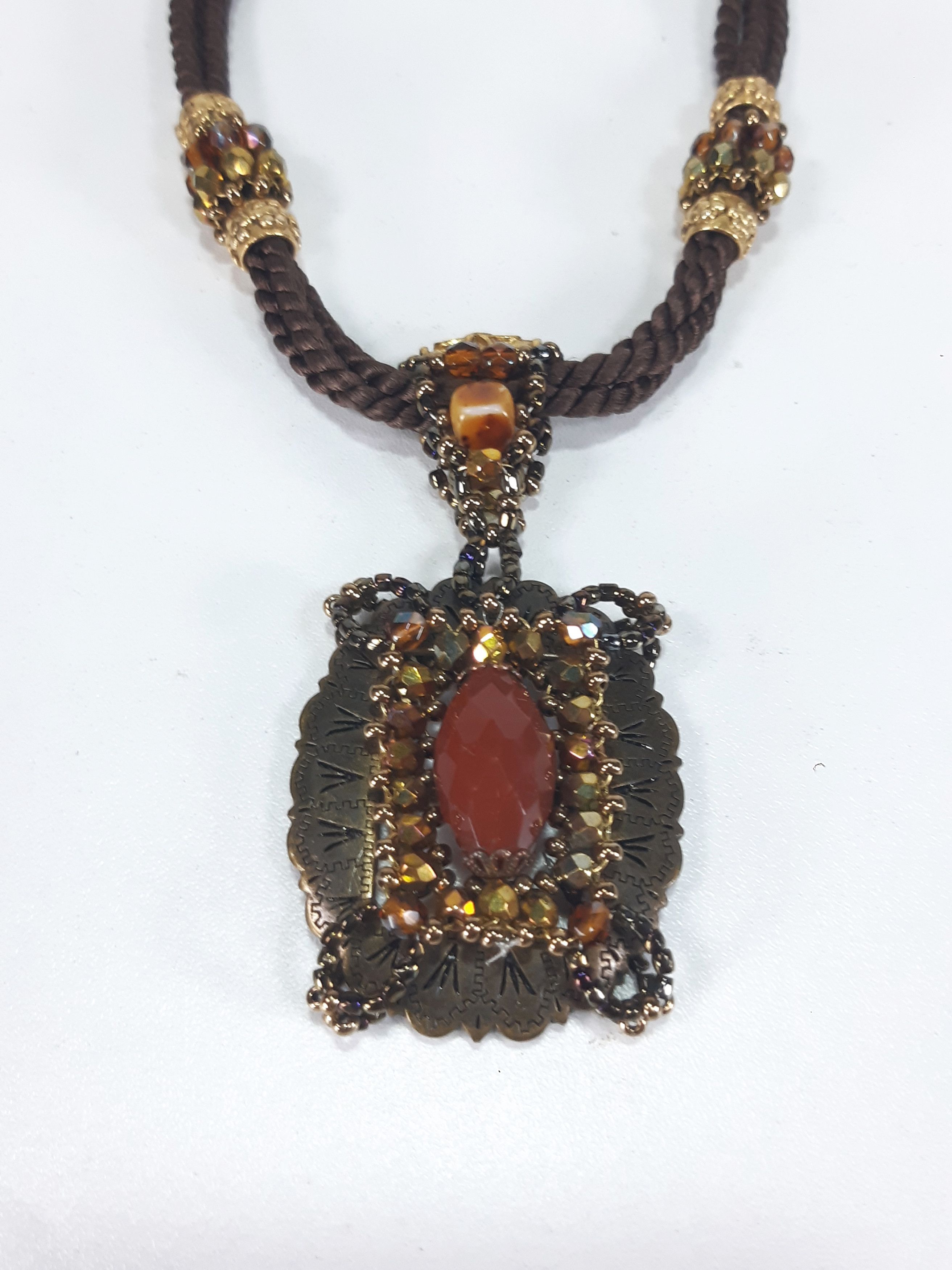 Other Camée Czech Necklace Pendant NEW Size ONE SIZE - 3 Thumbnail