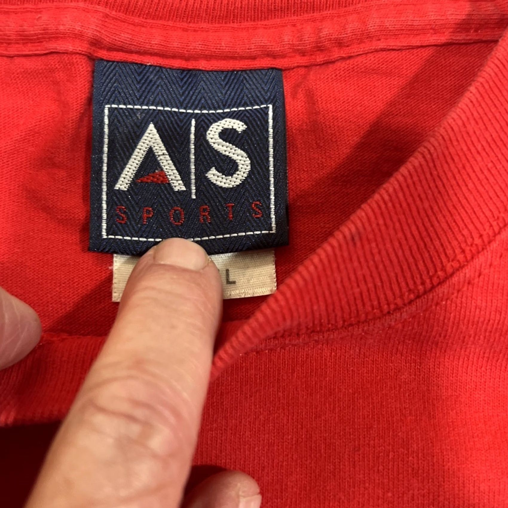 Vintage VINTAGE AS Sports Huskers T Shirt Men Size L Red Cotton Logo Graphic Print Short Sleeve Pullover University Nebraska Fans Mens Size US L / EU 52-54 / 3 - 5 Thumbnail