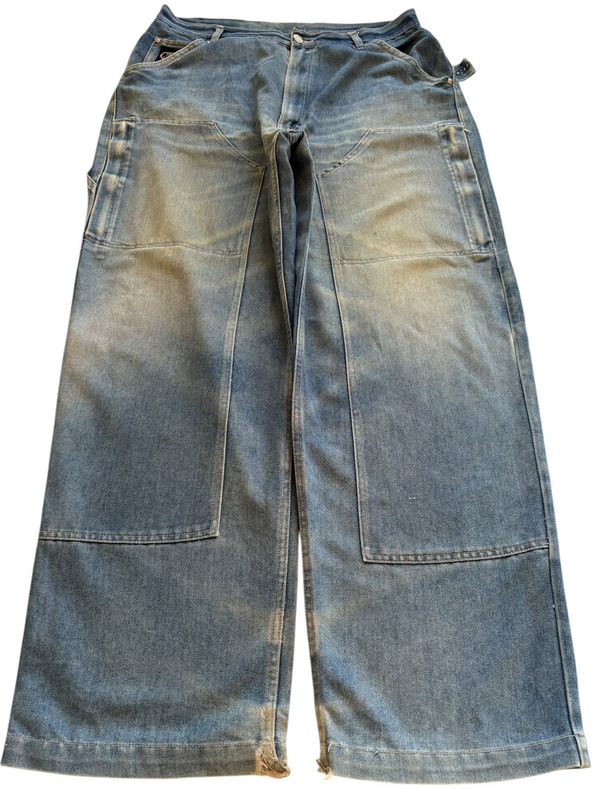 Japanese Brand Vintage Japanese Brand Tactical Distress Baggy Jean Size US 35 - 1 Thumbnail