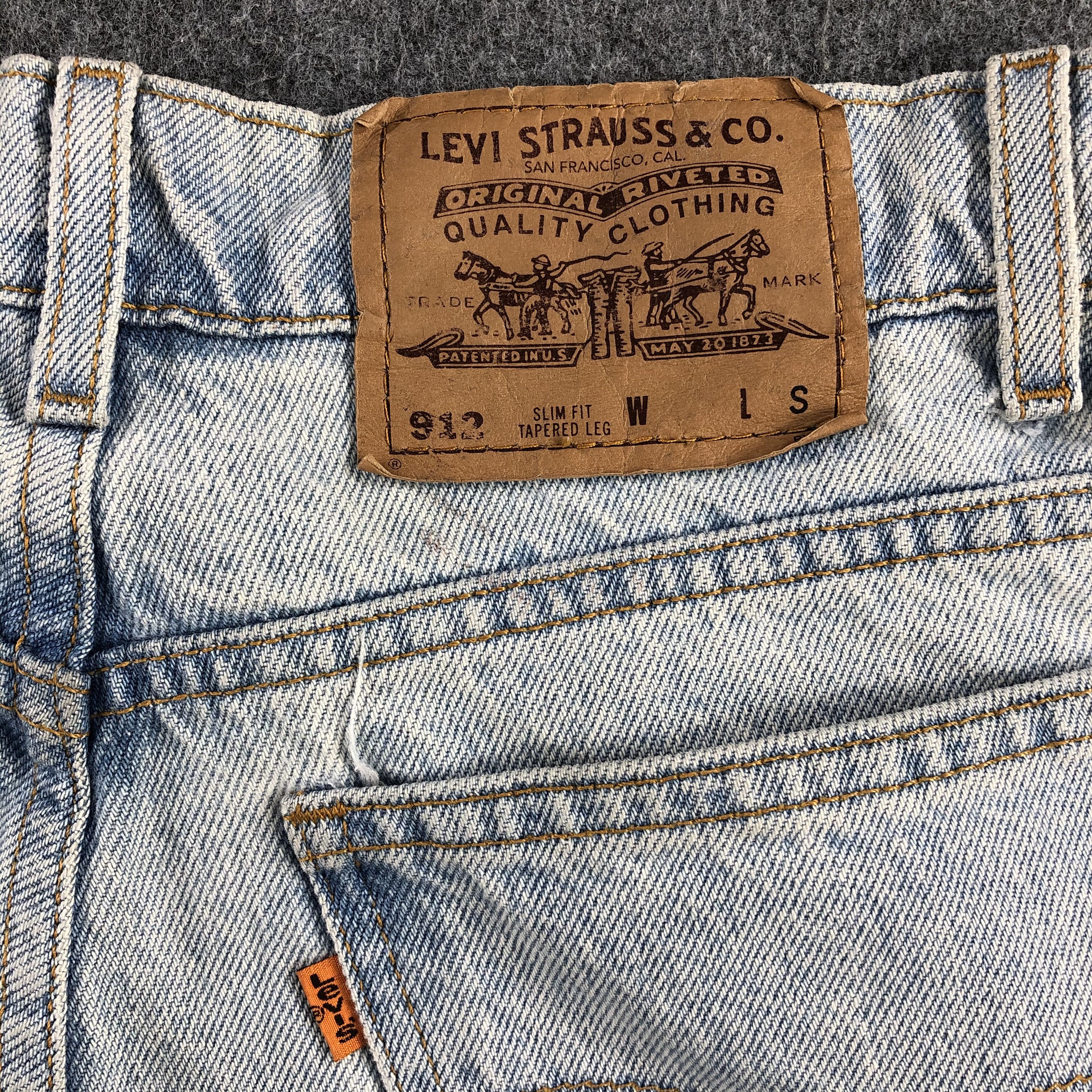 Levi's × Vintage Vintage 90s Light Wash Levis 912 Jeans-J1691 Size US 27 - 5 Thumbnail