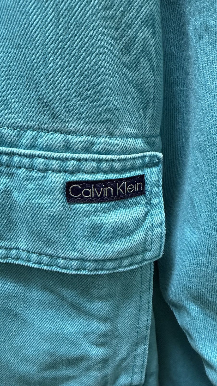 Calvin Klein Calvin Klein teal trucker Size US M / EU 48-50 / 2 - 2 Thumbnail