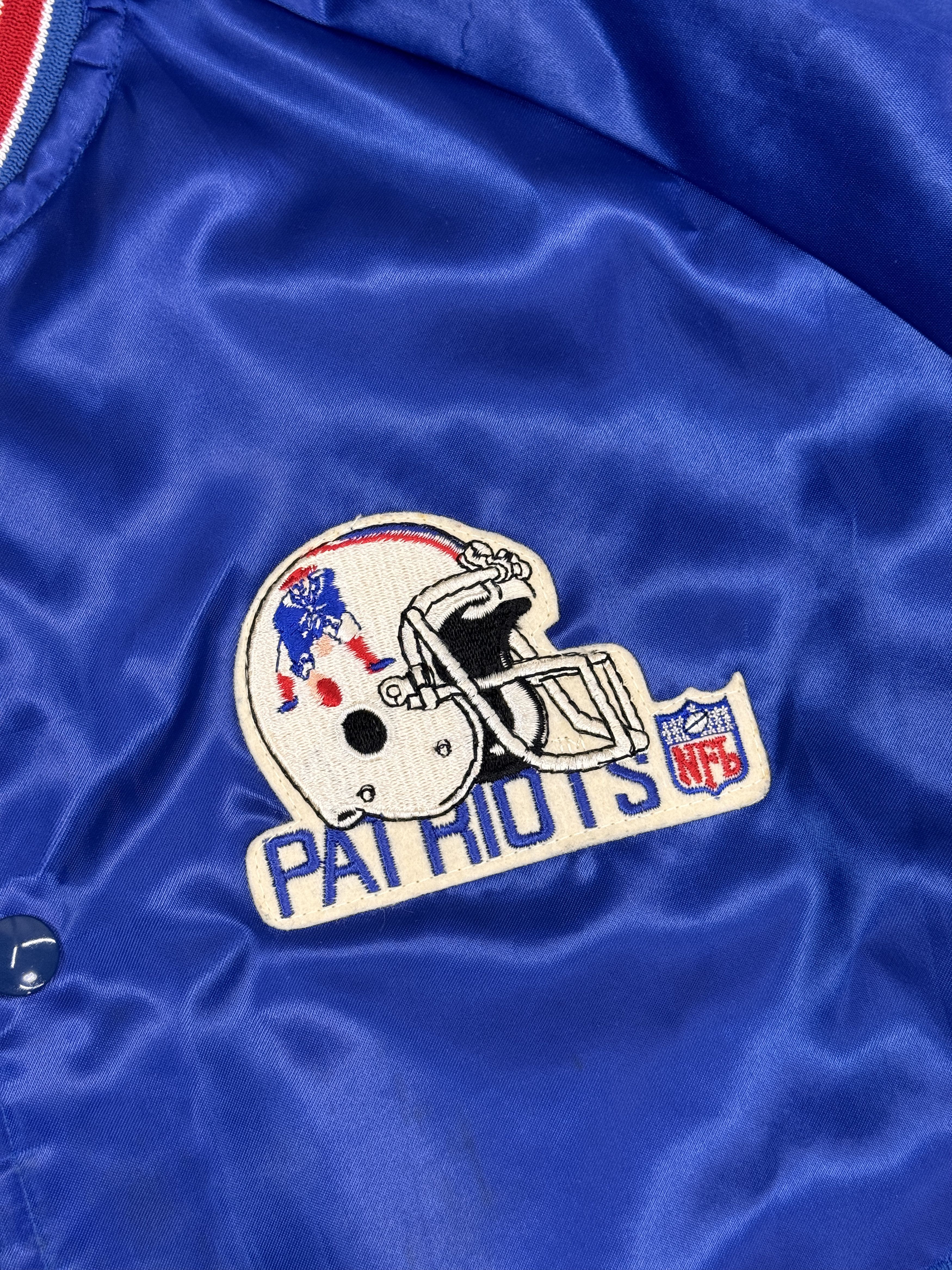 Chalk Line × NFL × Vintage Vintage New England Patriots Bomber Jacket Size US L / EU 52-54 / 3 - 8 Thumbnail