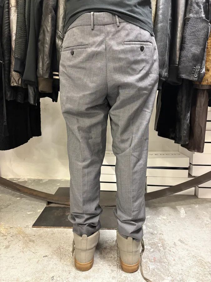 Prada AW2015 Prada Grey Wool Checked Minimalist Tailored Pants Size US 31 - 4 Thumbnail