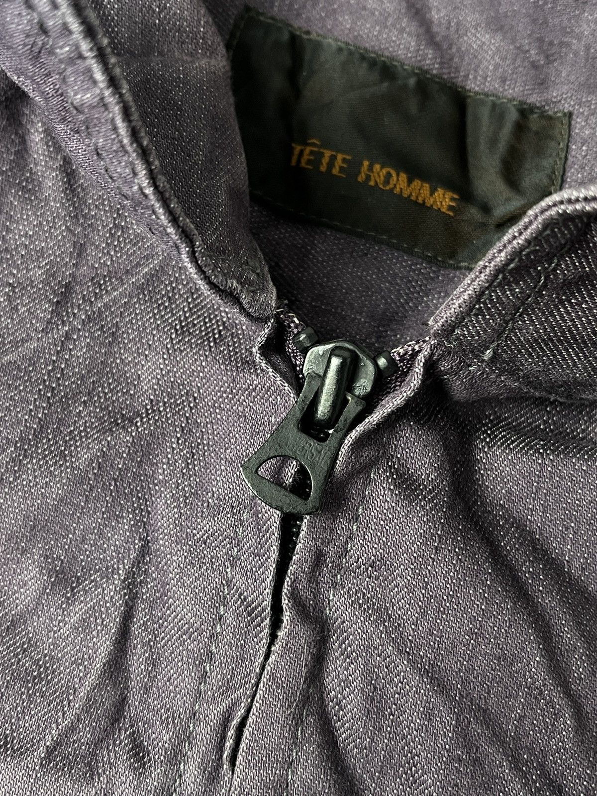 Issey Miyake Tete Homme Issey Miyake Studded Type 2 Denim Jacket Size US M / EU 48-50 / 2 - 6 Thumbnail