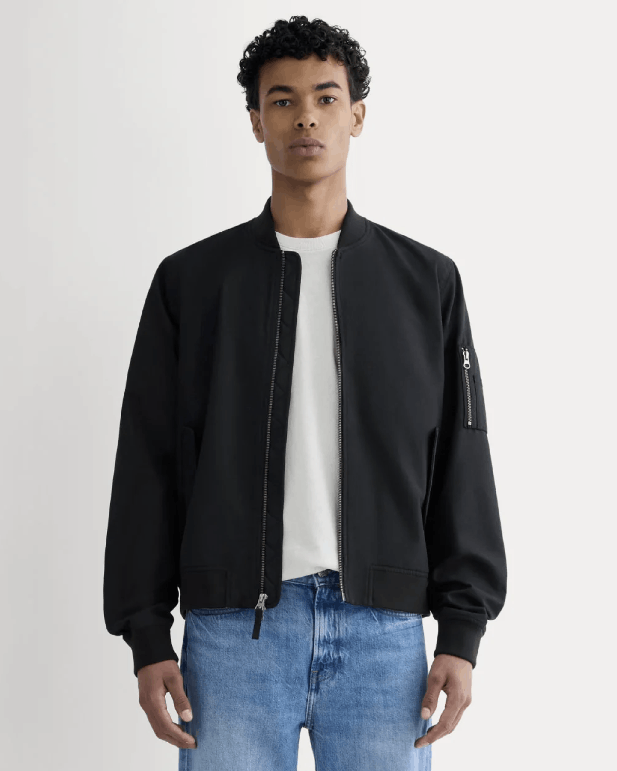 Everlane Everlane Bomber Jacket Uniform - Black Small Size US S / EU 44-46 / 1 - 1 Thumbnail