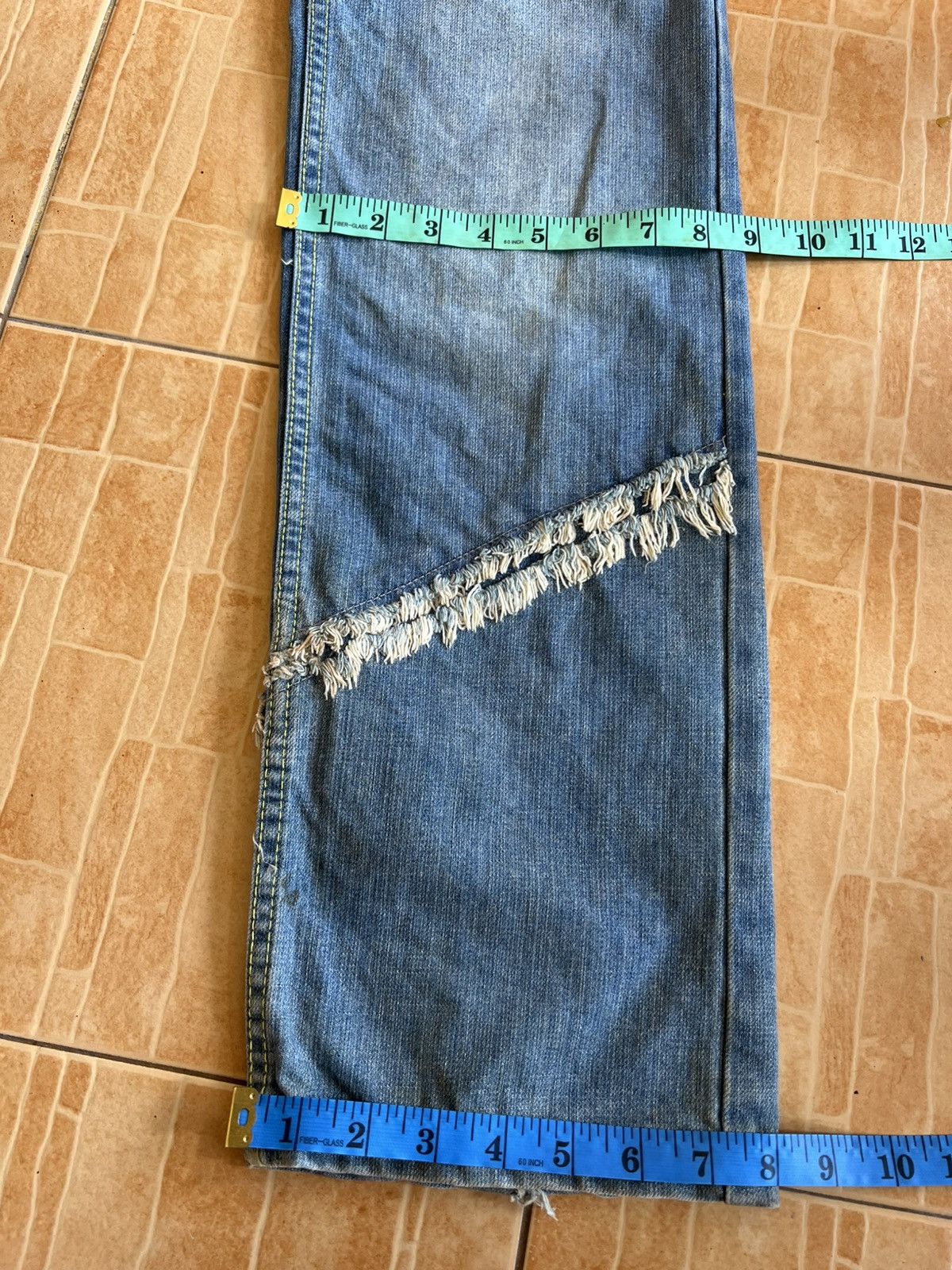 If Six Was Nine Vintage Gotcha Distress Jean Size US 31 - 6 Thumbnail