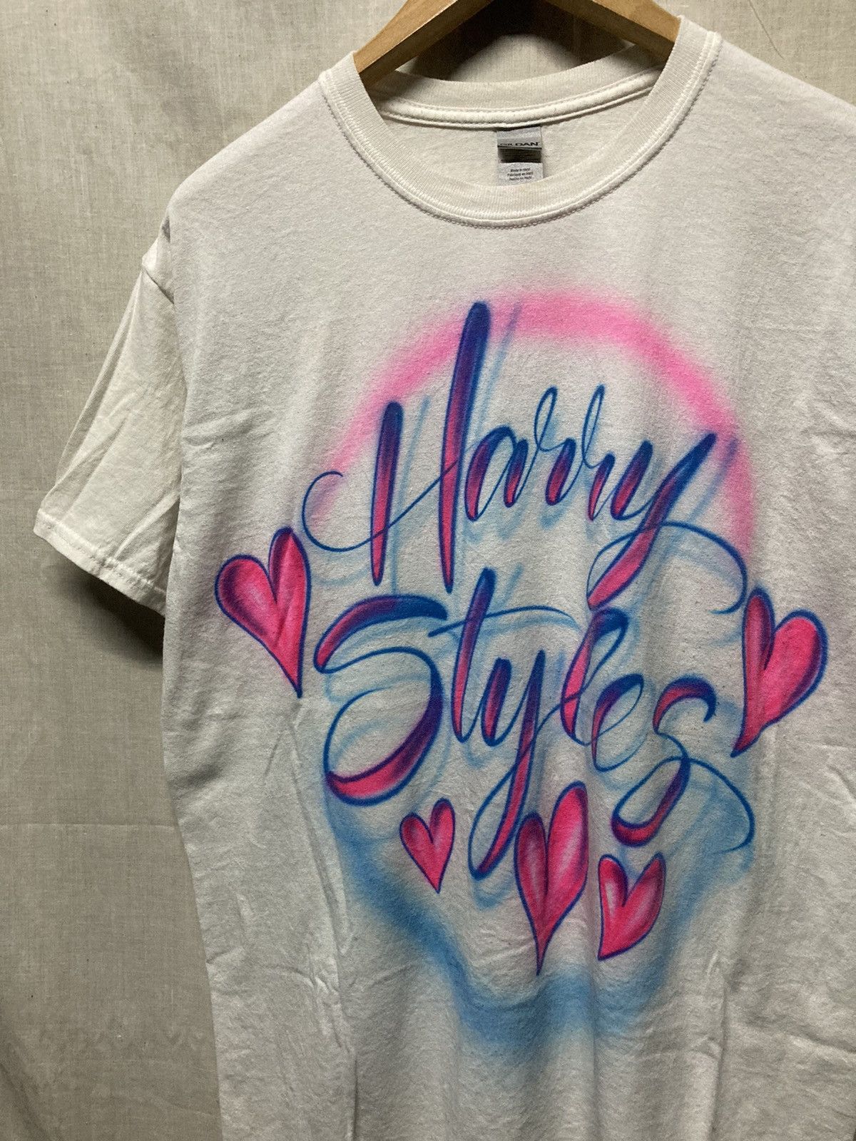 Band Tees × Rap Tees Harry Styles Airbrush Tee Size US L / EU 52-54 / 3 - 2 Thumbnail