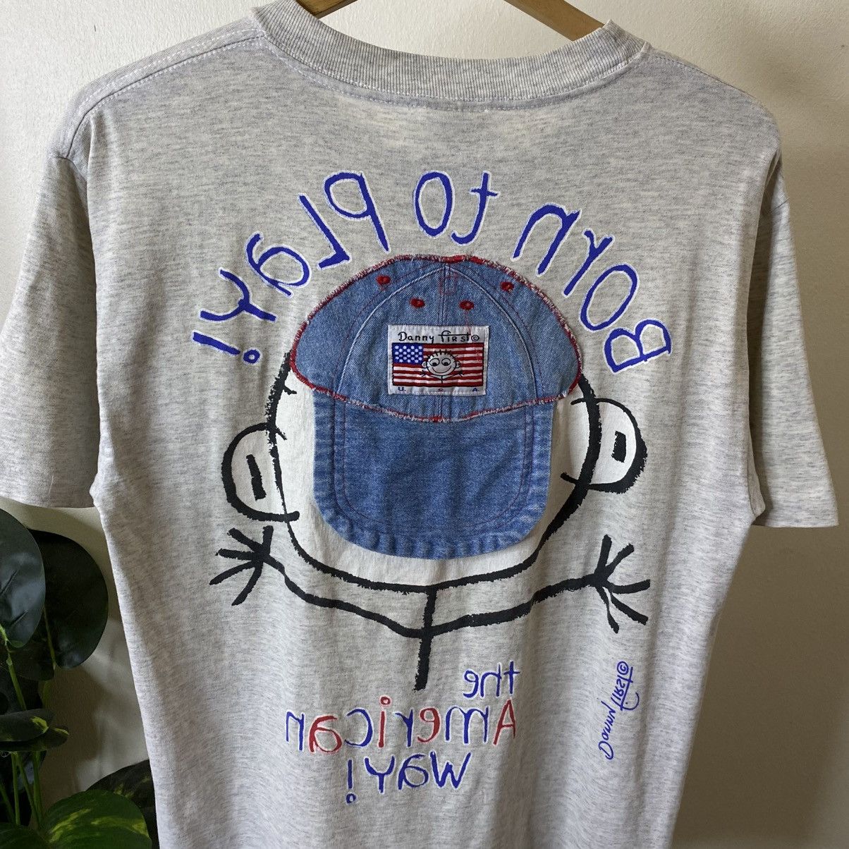 Vintage 1990s Danny First Born To Be Play T Shirt Size US M / EU 48-50 / 2 - 7 Thumbnail