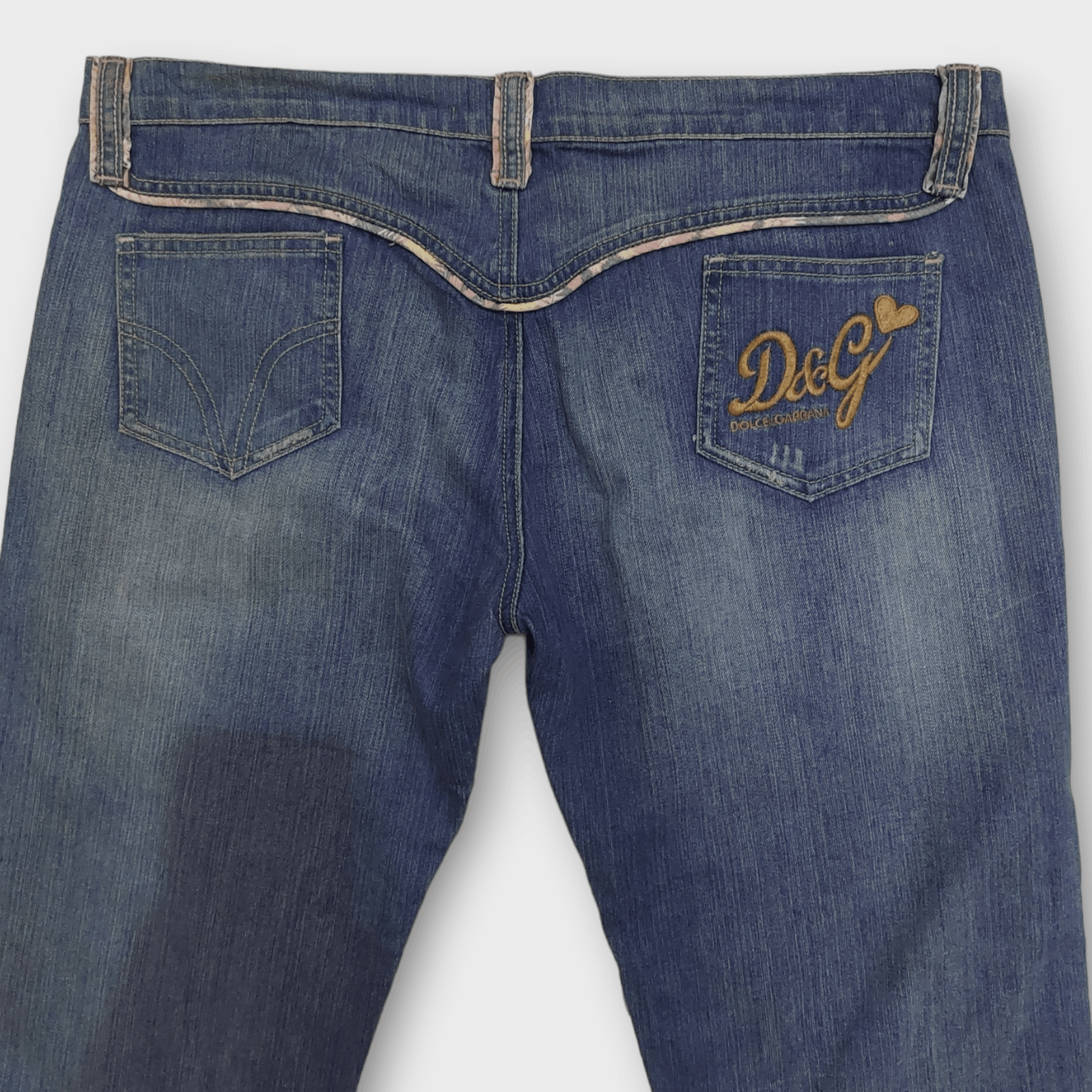 Dolce & Gabbana Dolce & Gabbana Love Logo Pocket Jeans Size 34" / US 12 / IT 48 - 4 Thumbnail