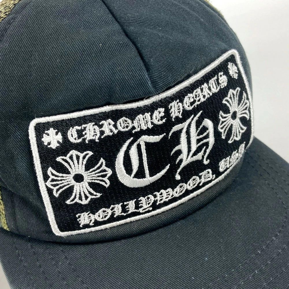 Chrome Hearts CHROME HEARTS Logo Embroidered Mesh Baseball Cap Size ONE SIZE - 7 Thumbnail