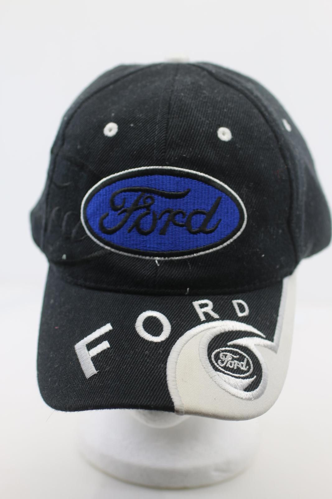 Point Zero Vintage Ford Racing Logo Cap Black Embroidered Adjustable Size ONE SIZE - 1 Thumbnail